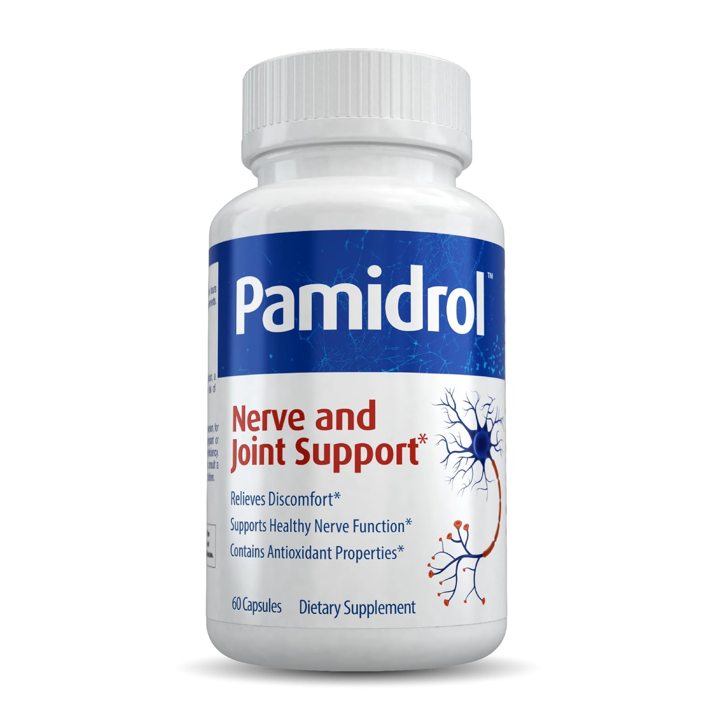 Pamidrol Nerve and Joint Support Capsules 60 Count