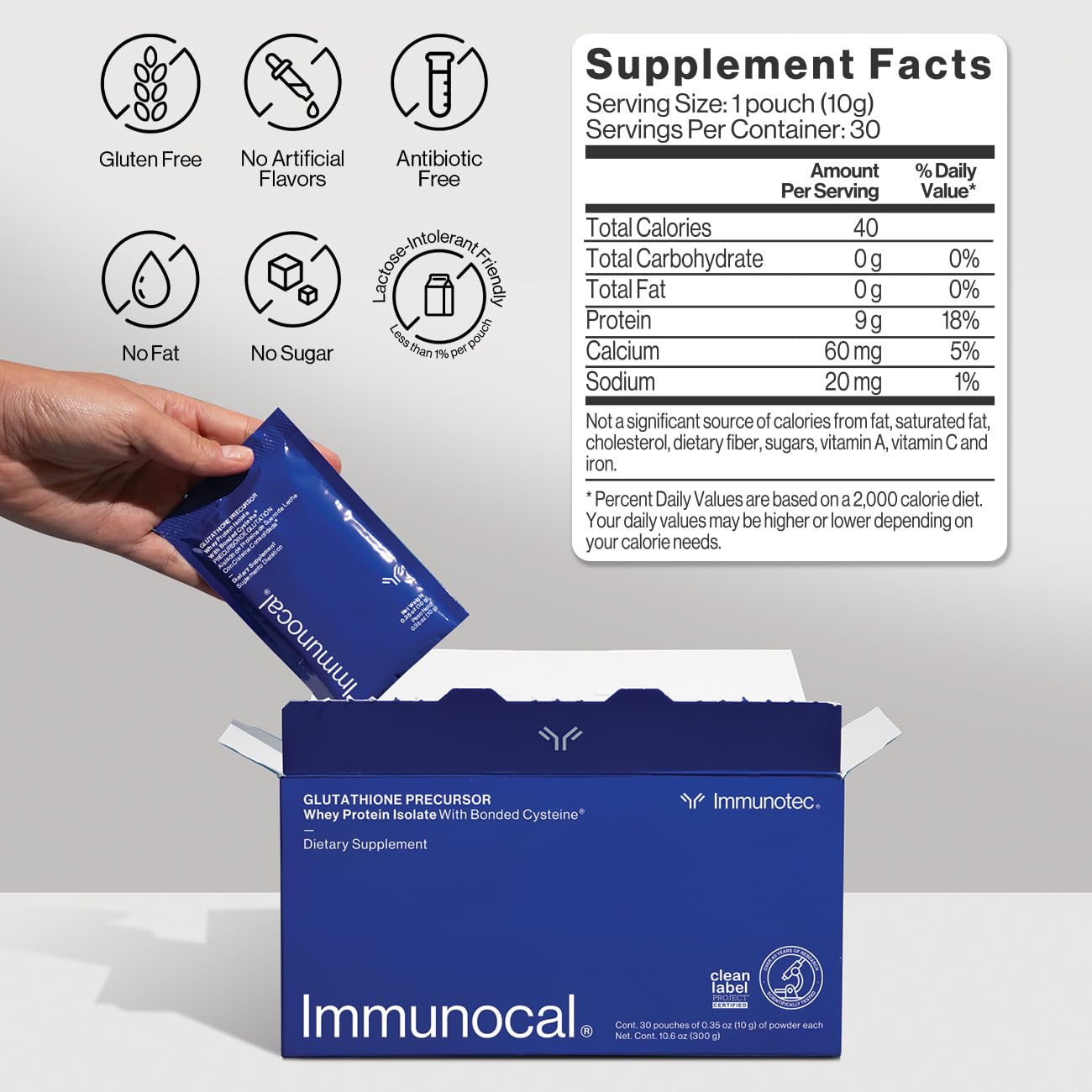 Immunocal Whey Protein Isolate Bundle with K-21 Powder