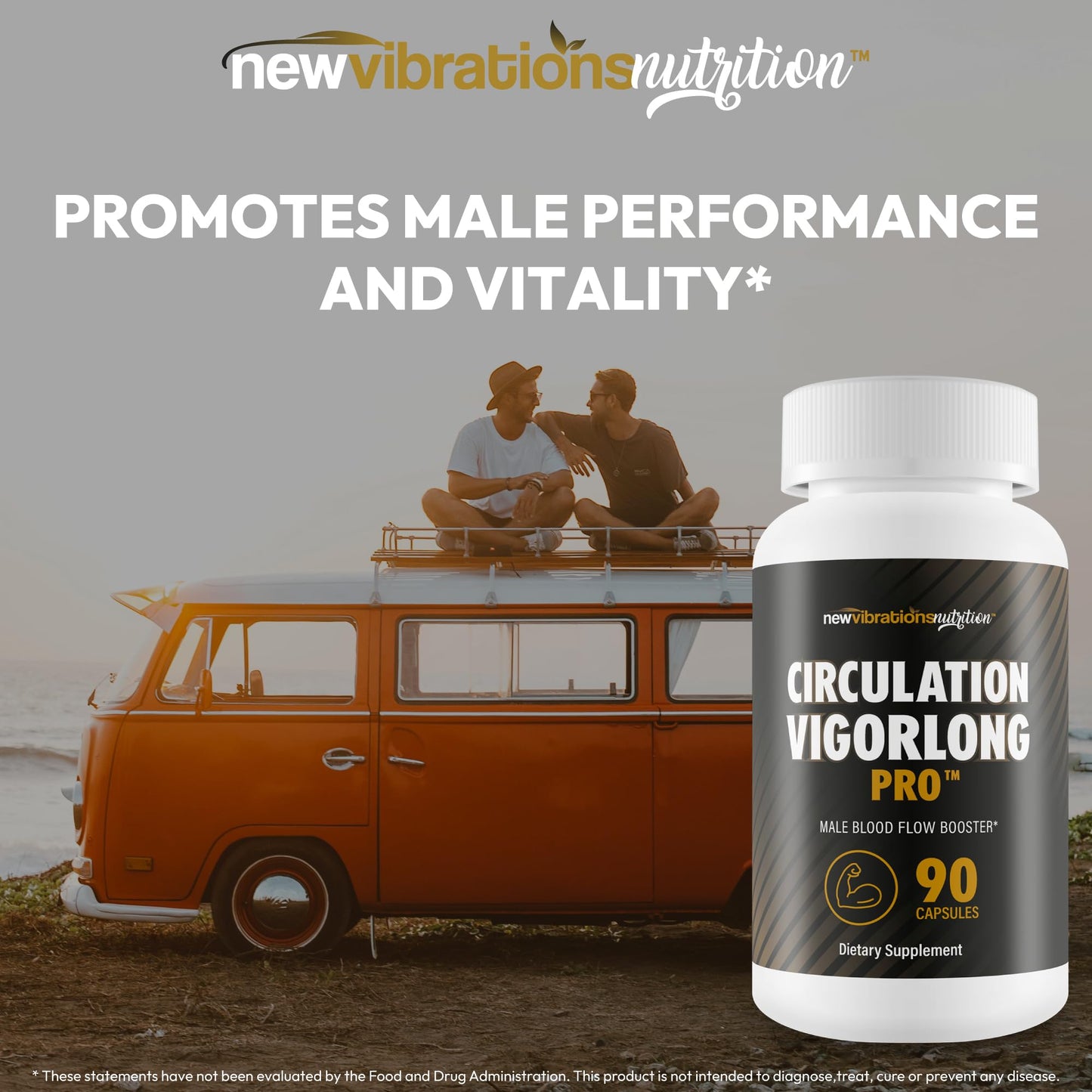 New Vibrations Nutrition Circulation Vigorlong Pro Capsule 90 Capsules