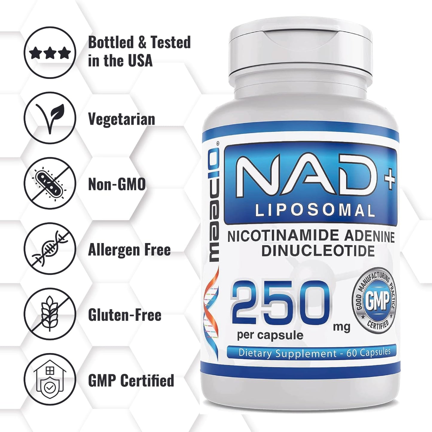 MAAC10 Liposomal NAD Supplement Capsule 60 Count