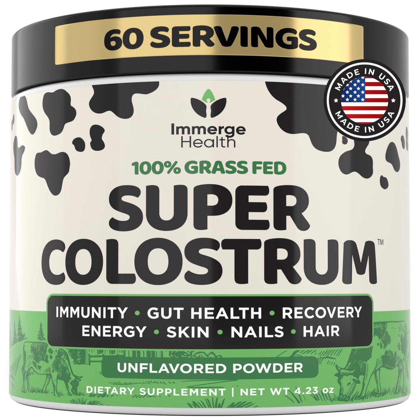 Immerge Health Super Colostrum Powder 4.23 oz