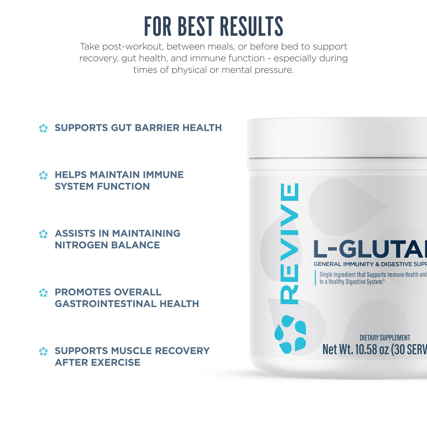 Revive Gut L-Glutamine Powder, 31.74 oz