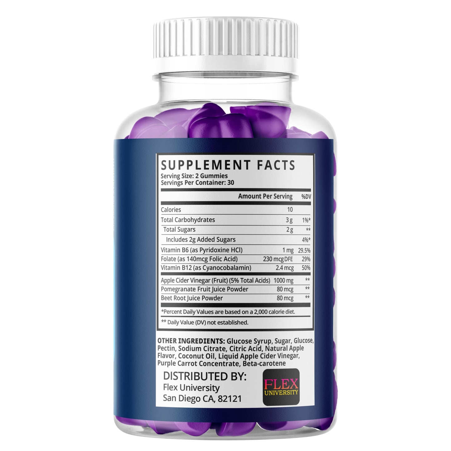 Flex University Elite XL Boost Gummies Chewable 300 Gummies