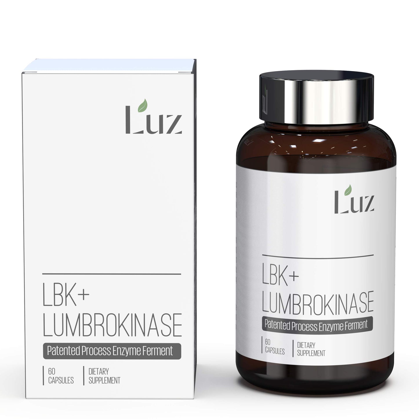 Luz LBK+ Lumbrokinase 60 Capsules