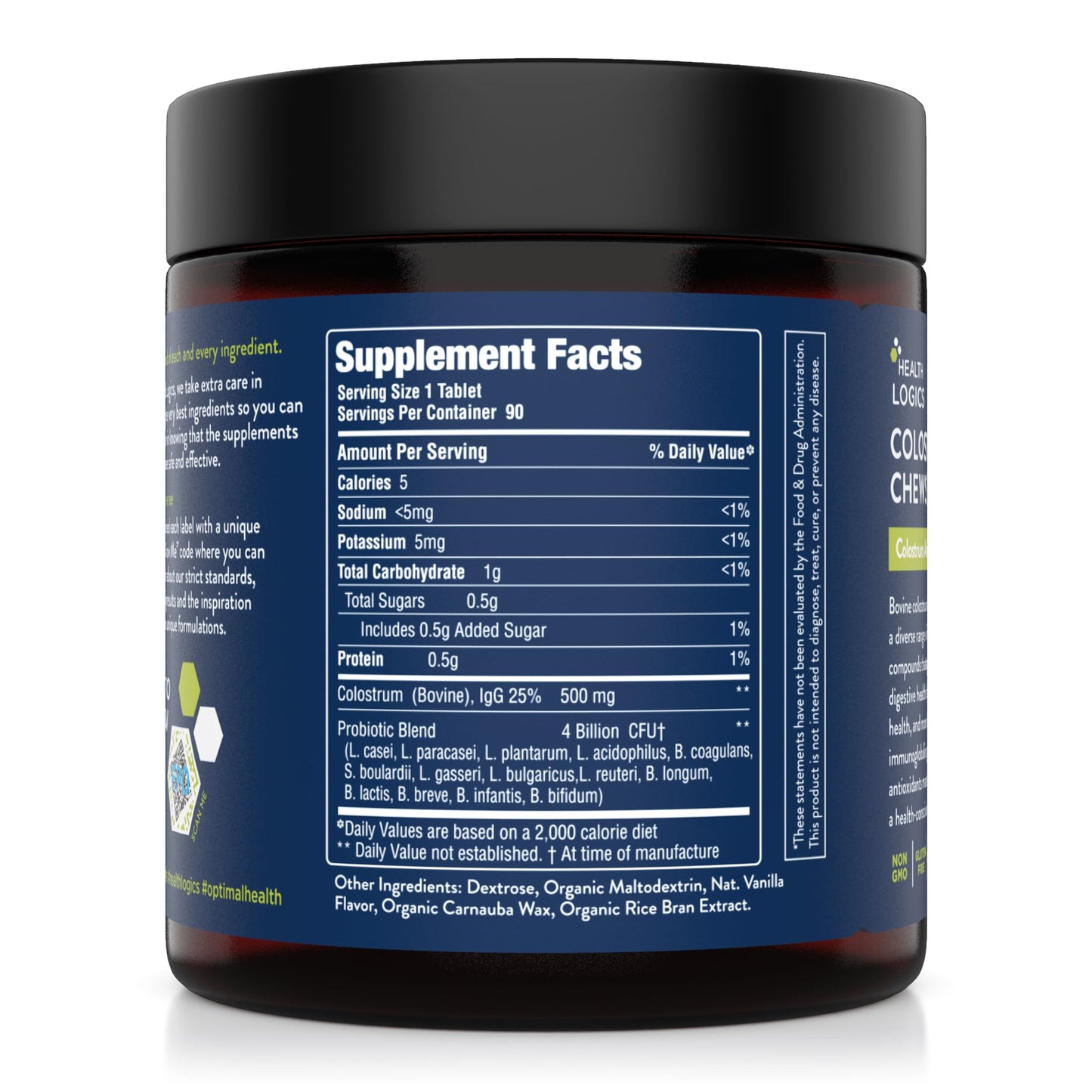 Health Logics Colostrum Chews 90 Servings