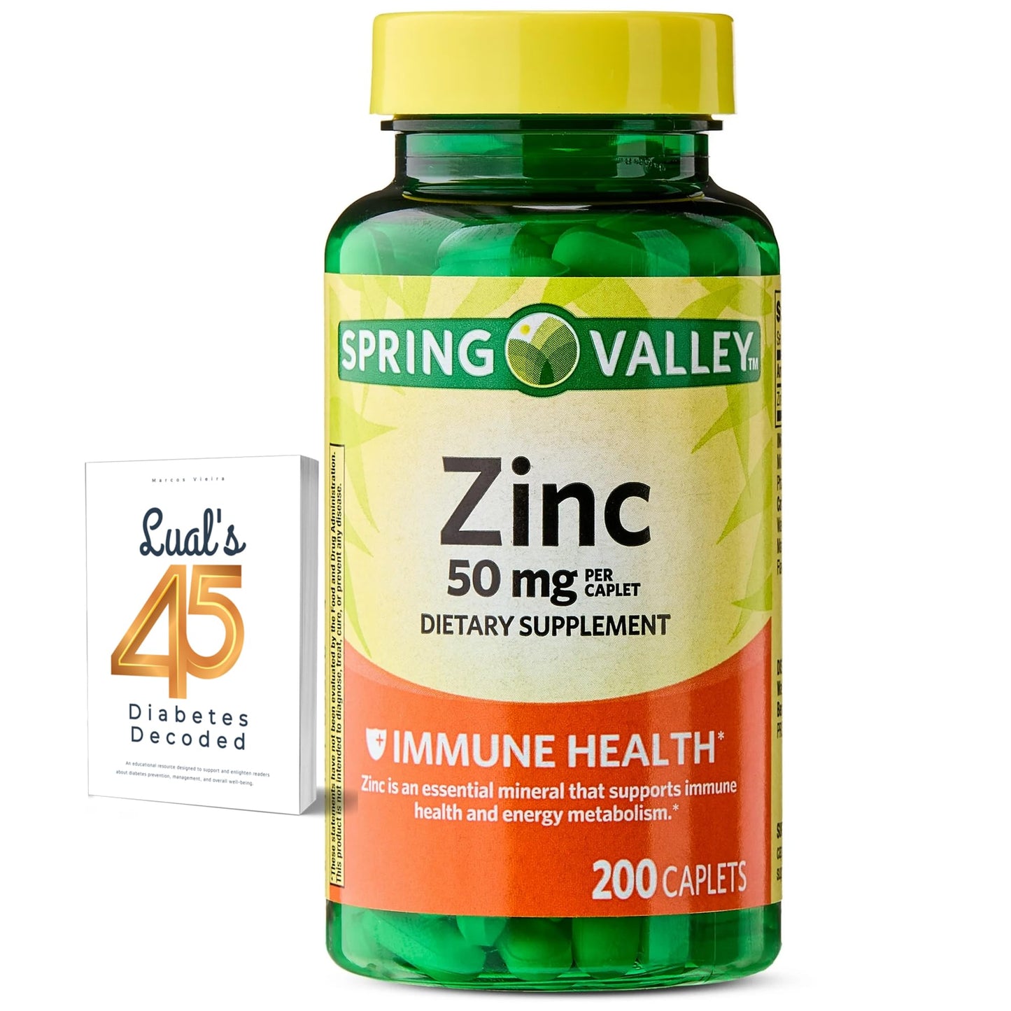 LUAL Zinc 50 mg Tablet, 200 Count