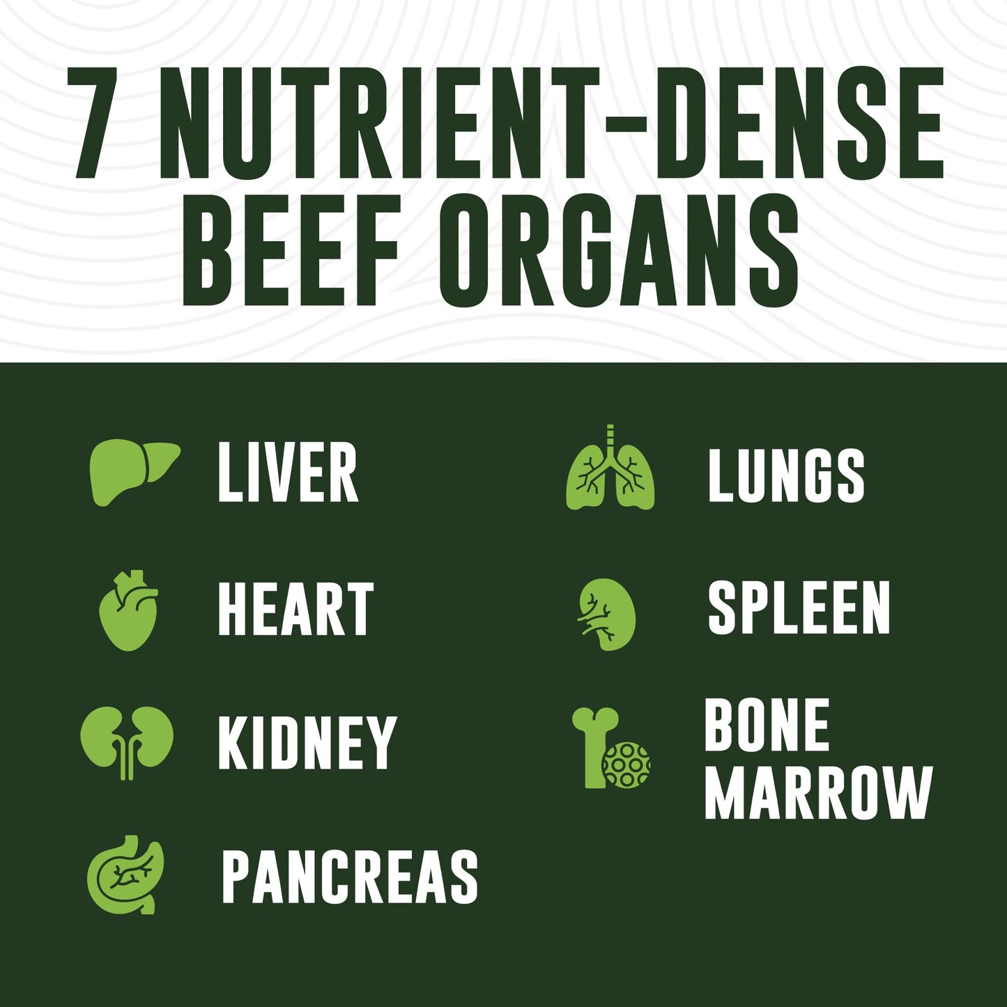 Left Coast Performance Beef Organ Supplement Grass Fed - 7 Beef Organs Complex Capsule, 180 Count