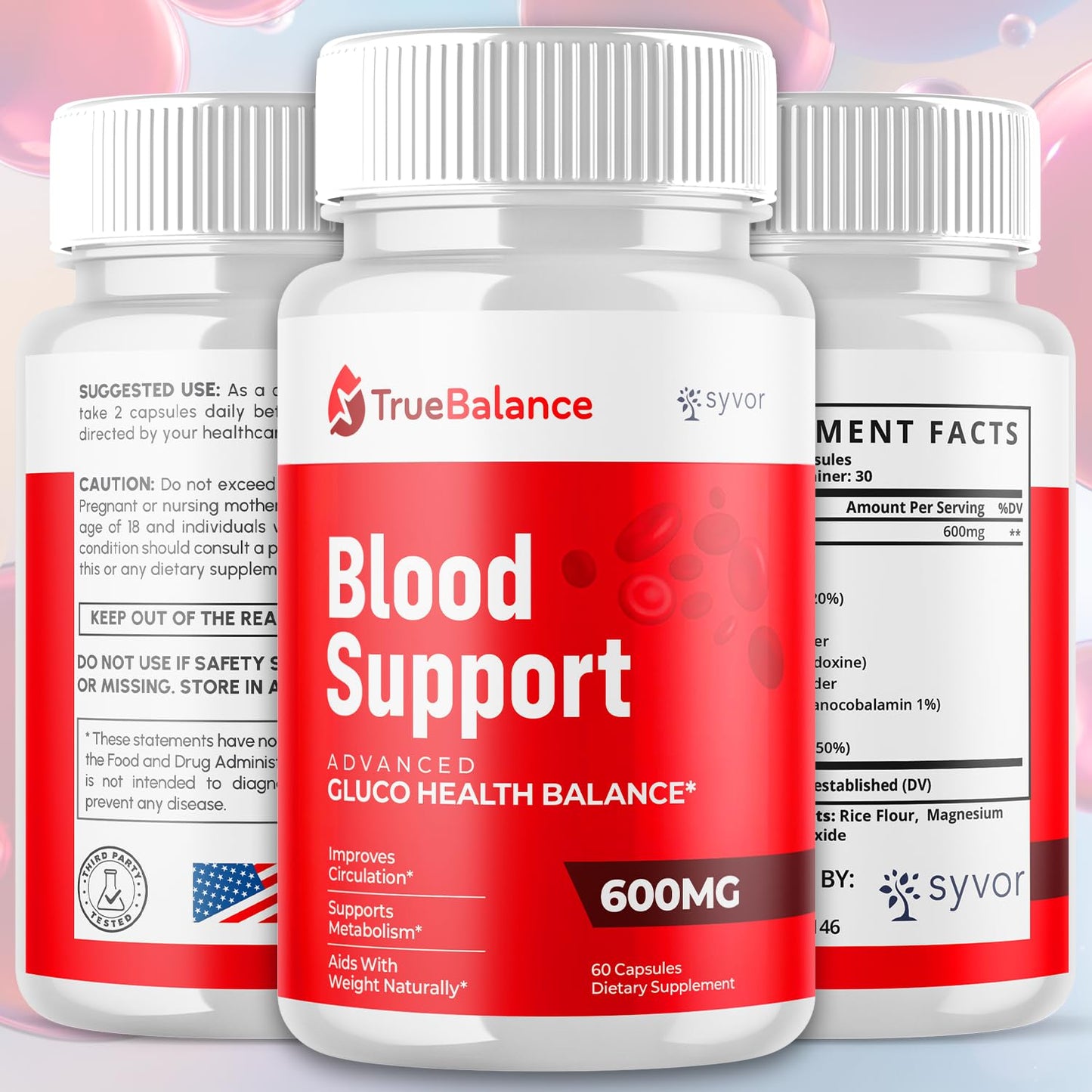 Syvor True Balance Capsules, 300 Capsules