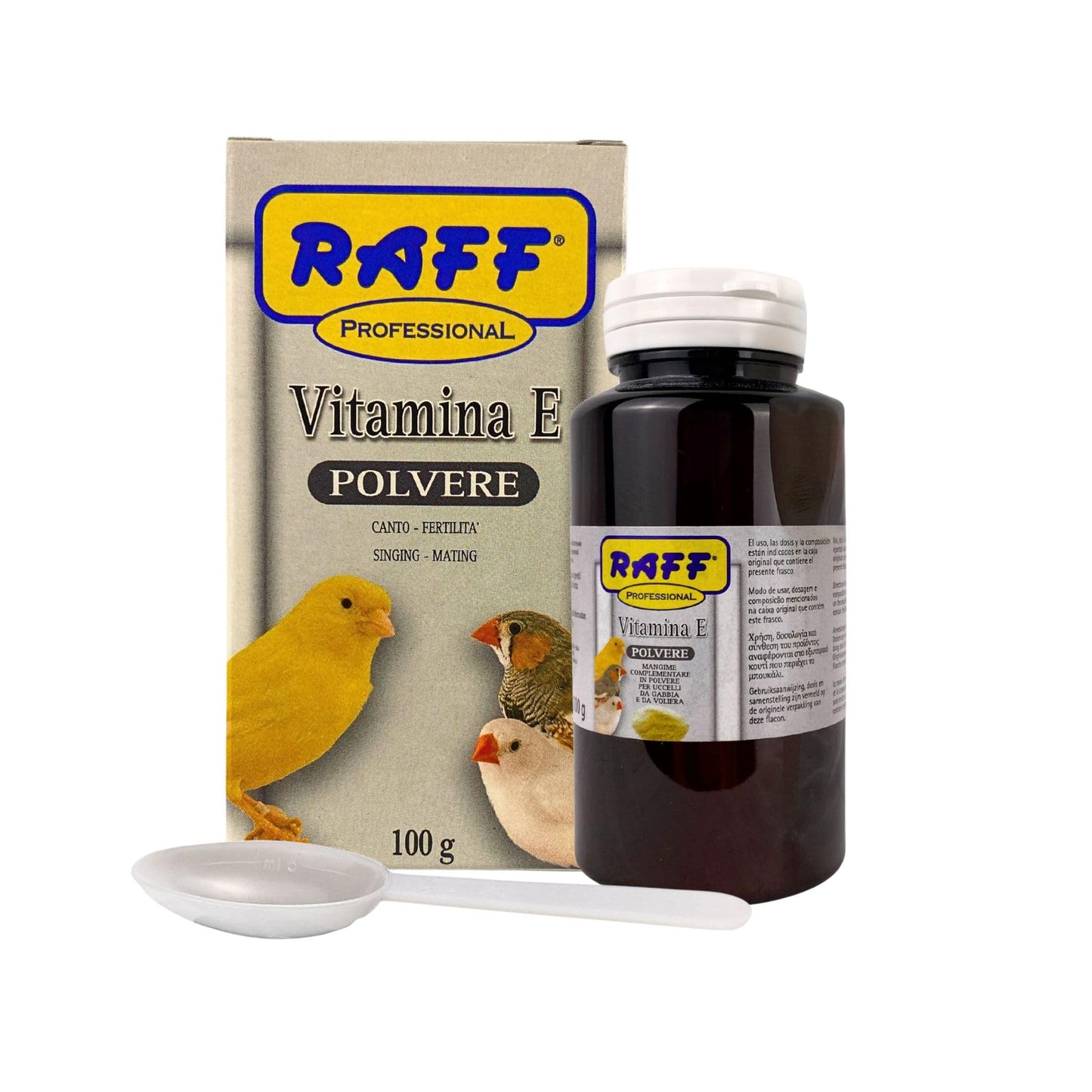 GLOBAL LUXURY MANAGEMENT Raff Vitamin E Powder for Birds, 3.52 oz