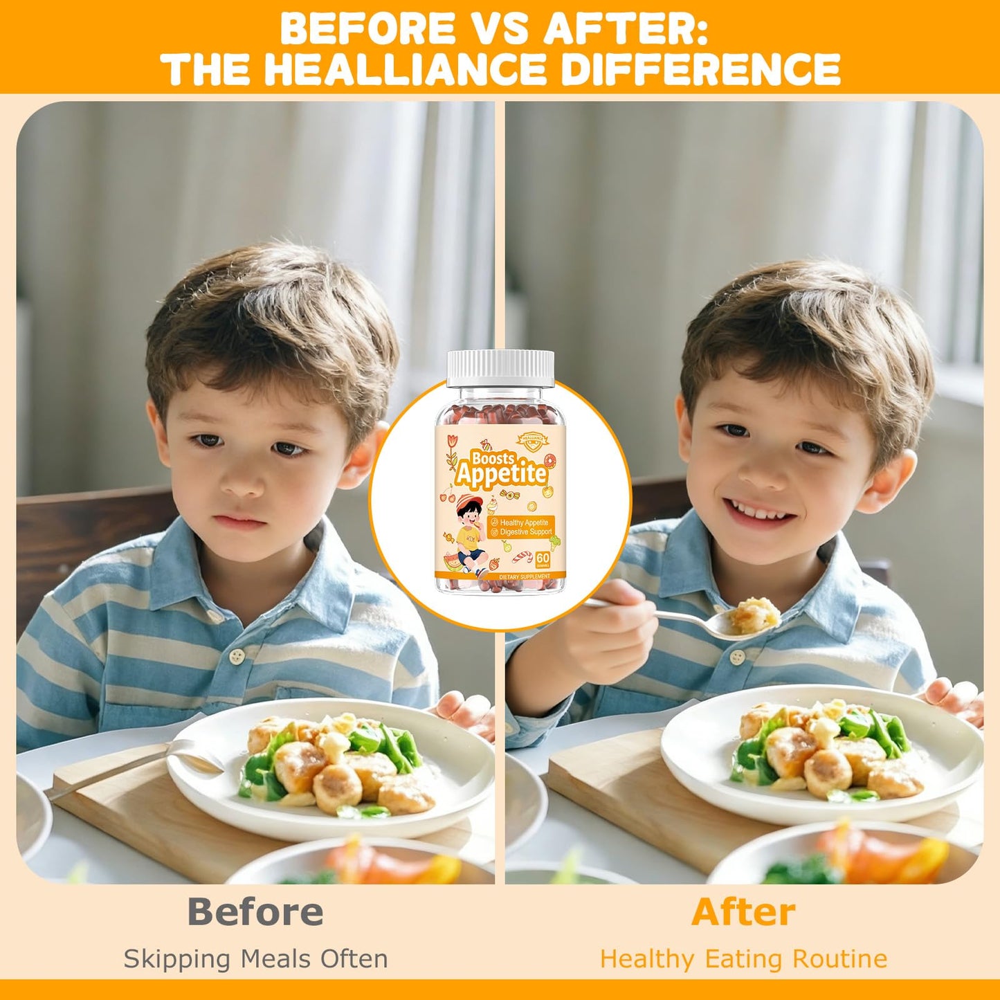 Healliance Appetite Booster Gummies, 60 Count