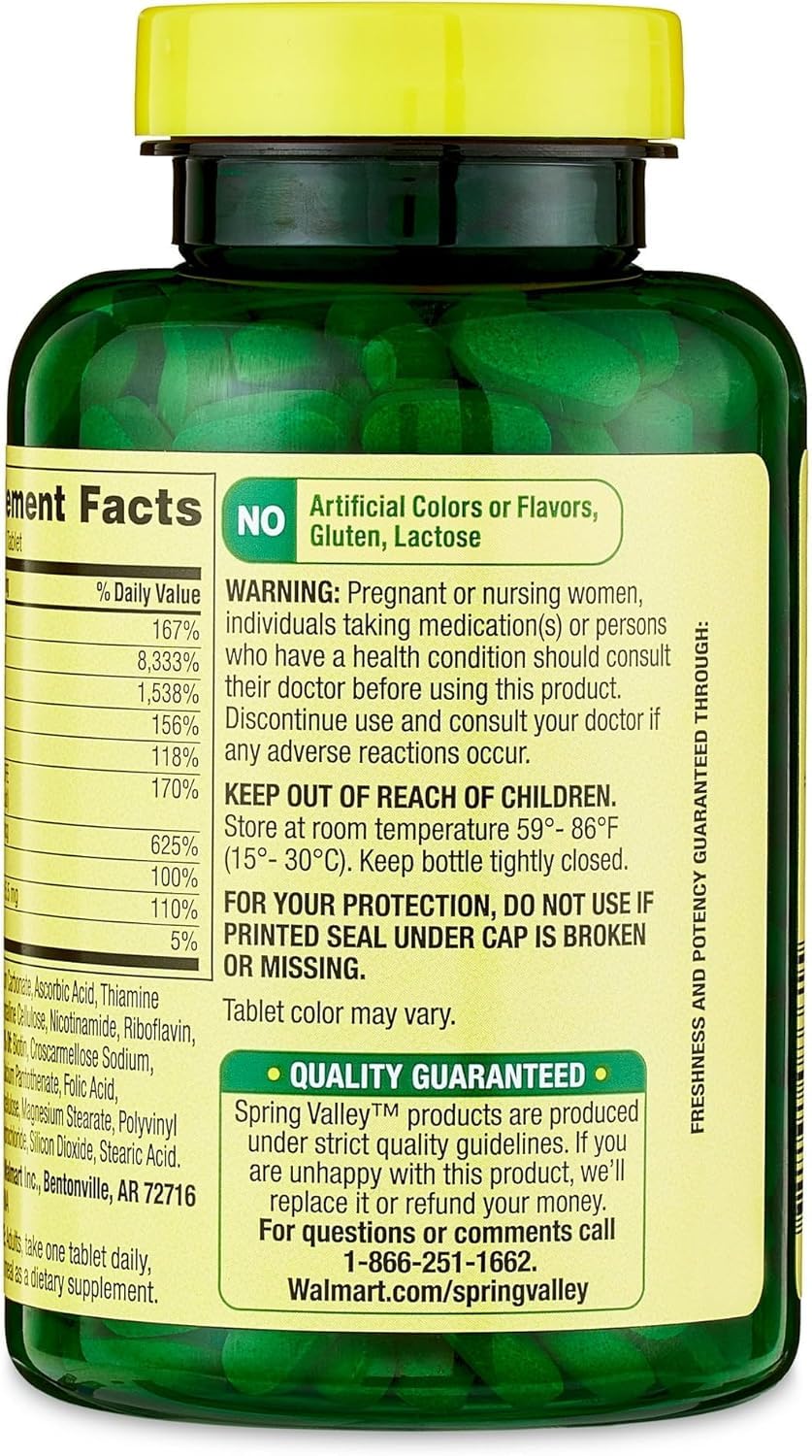 BASKETGOODS Super Vitamin B Complex, 250 Tablets