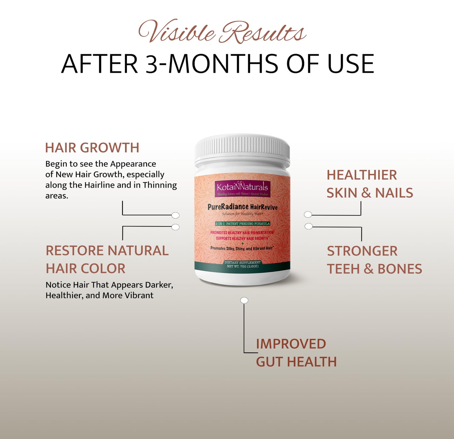 KotaiNNaturals PureRadiance Hair Revive All-In-One Elemental Formula Powder 2.6 oz