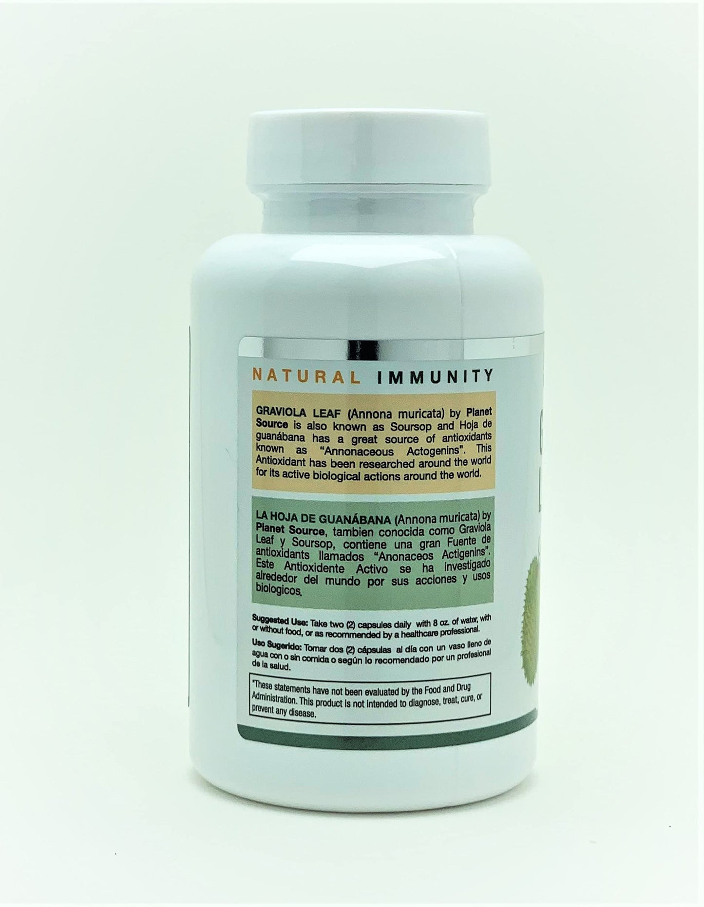 Planet Source Graviola Leaf Capsules 60 Count