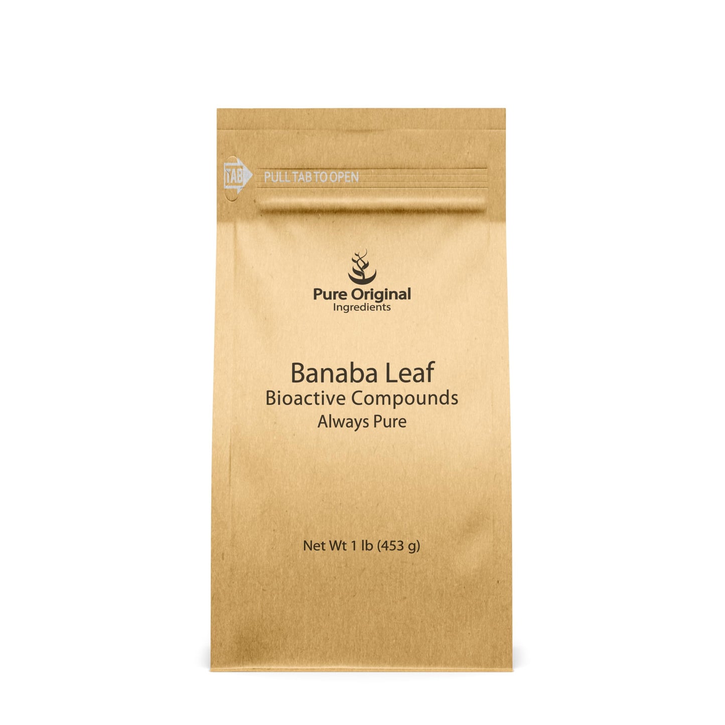 PURE ORIGINAL INGREDIENTS Banaba Leaf Powder 16 Ounce Non-GMO