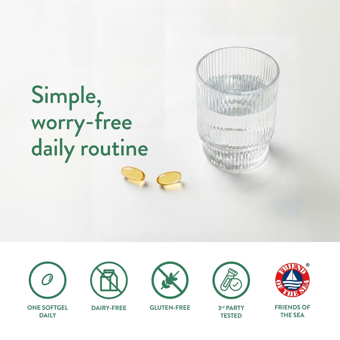 Genuine Health Triple Strength D3 Omega3 Capsules, 60 Capsules