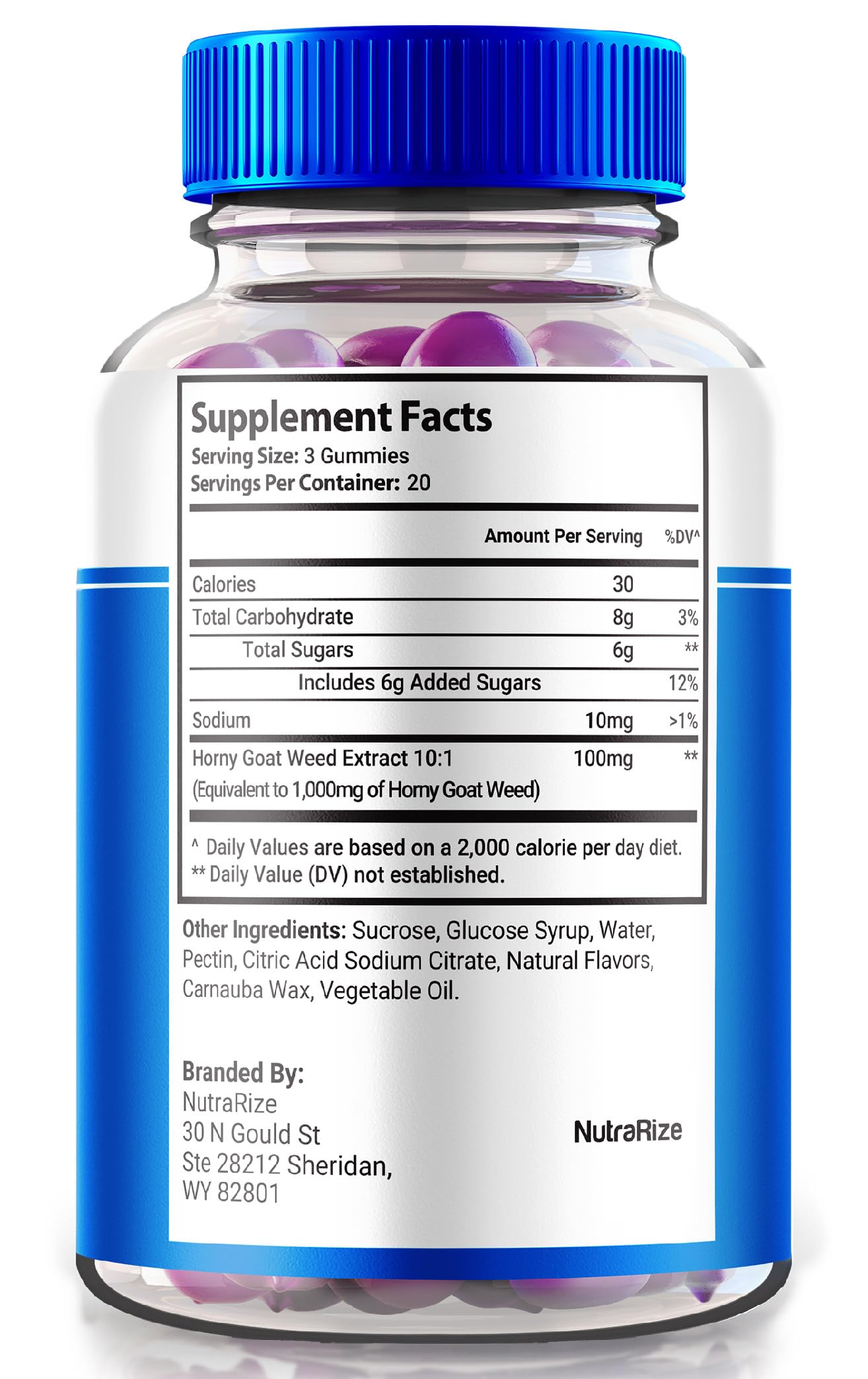 NutraRize Engage X Gummies 180 Gummies