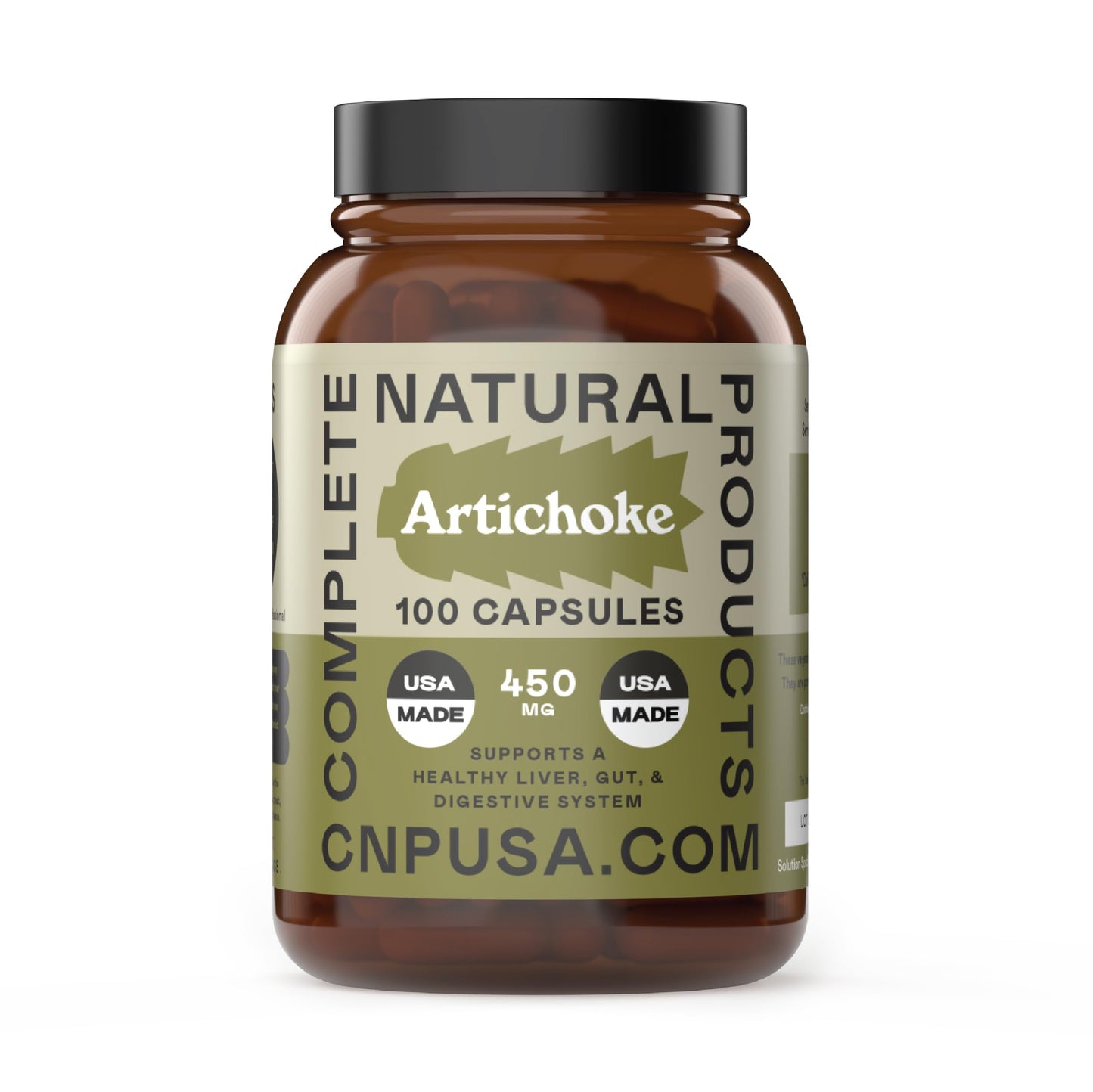 Complete Natural Products Artichoke Capsules 450mg, 100 Capsules