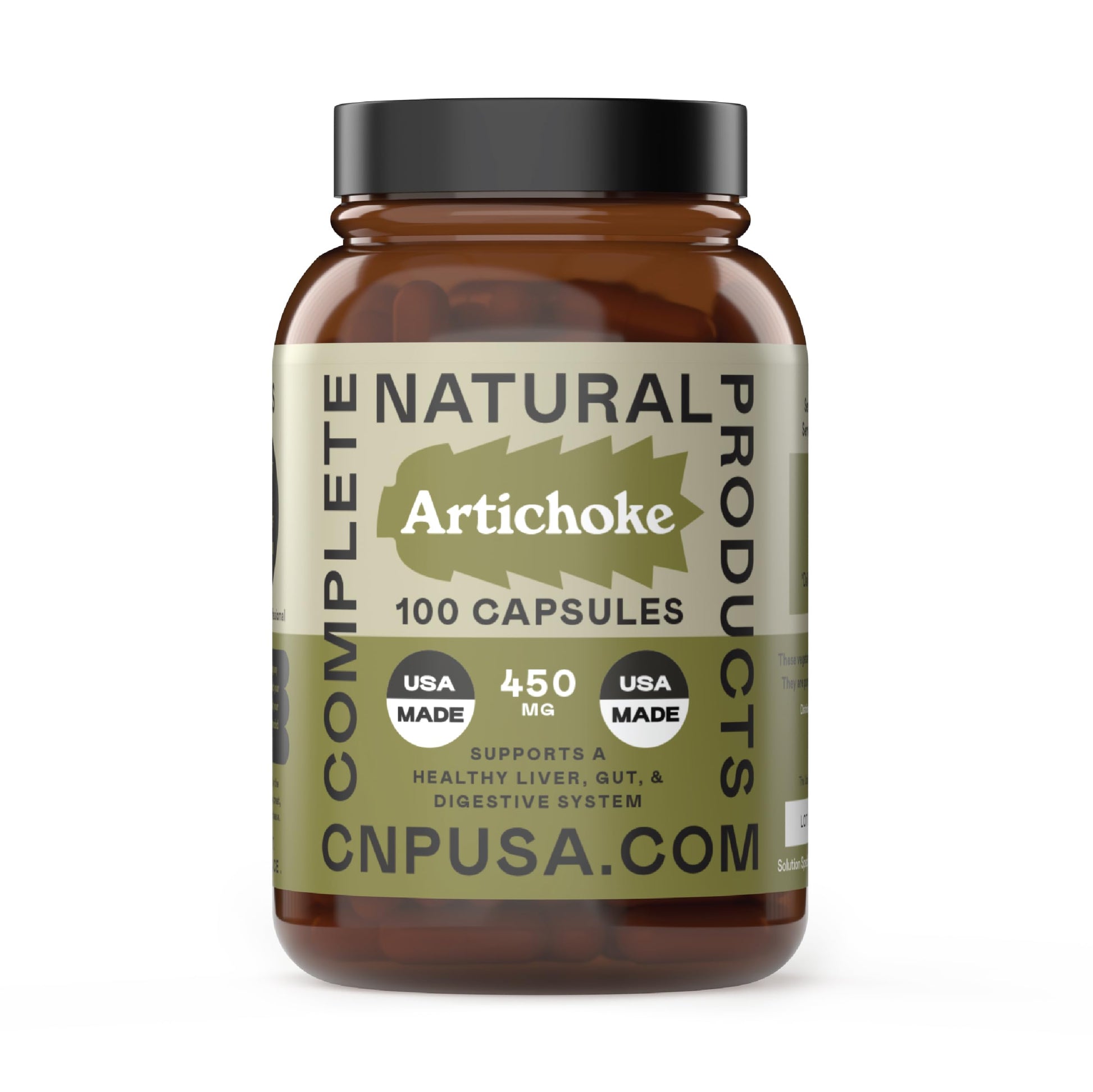 Complete Natural Products Artichoke Capsules 450mg, 100 Capsules