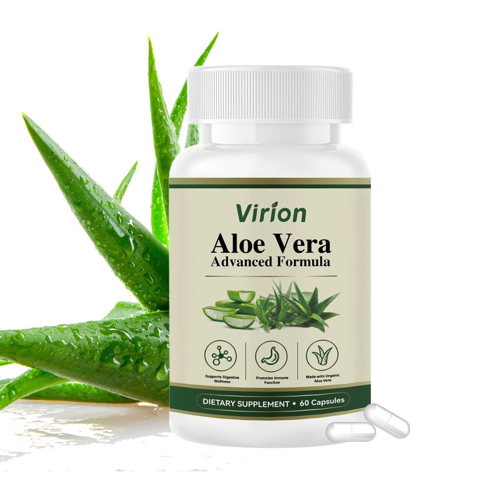 Virion Aloe Vera Capsule 1 Count
