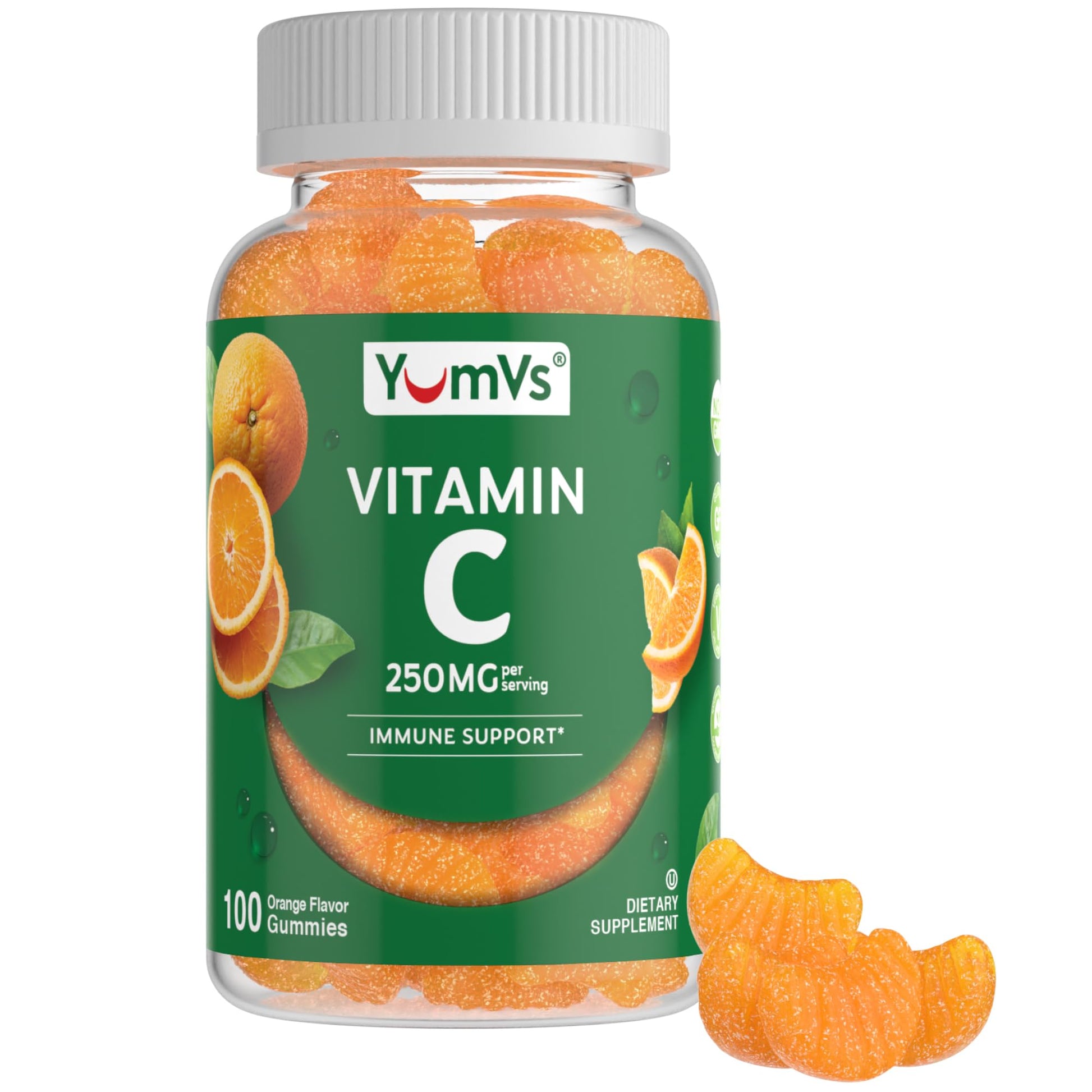YUM-V'S Vitamin C Gummies, 100 Count