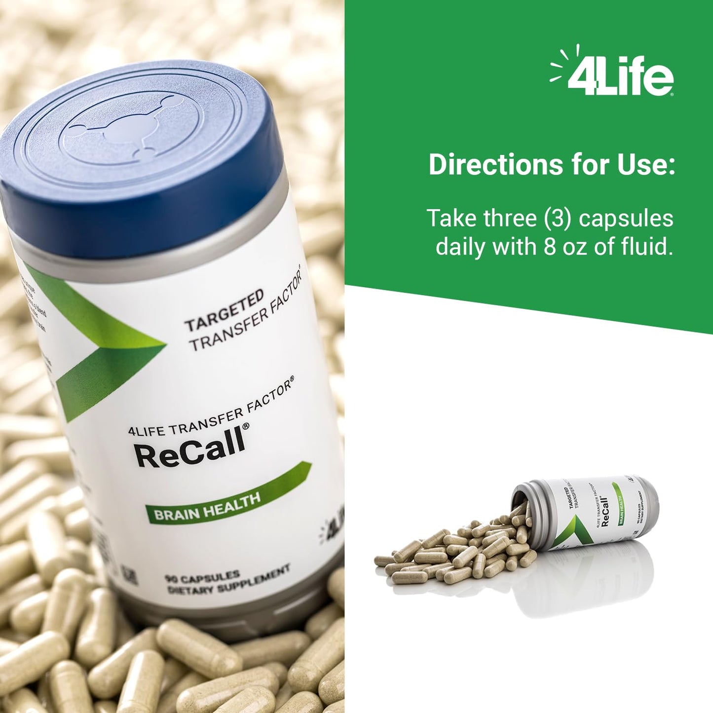 4Life Transfer Factor Recall Capsules 90