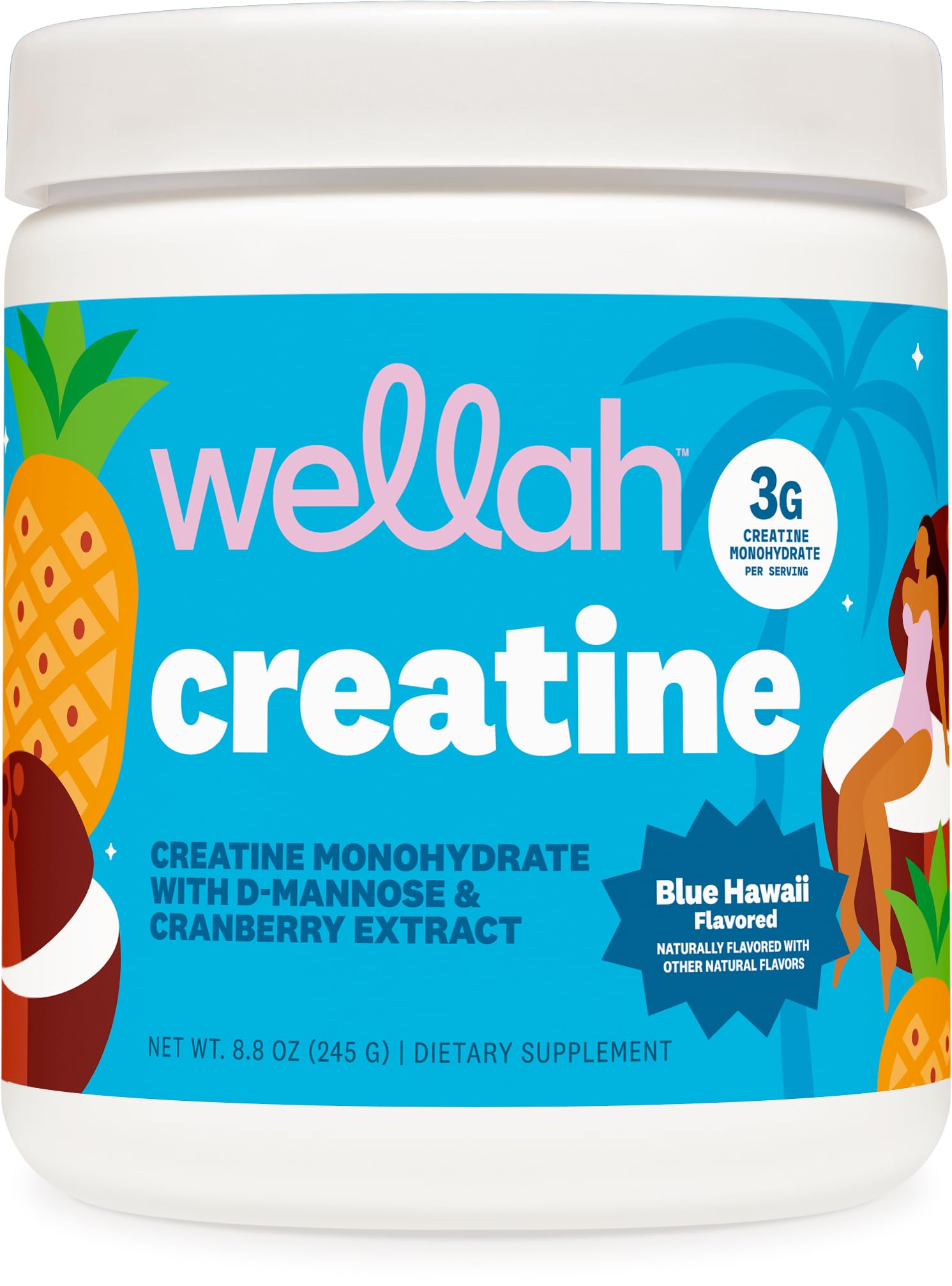 Wellah Creatine for Women Powder (8.9)