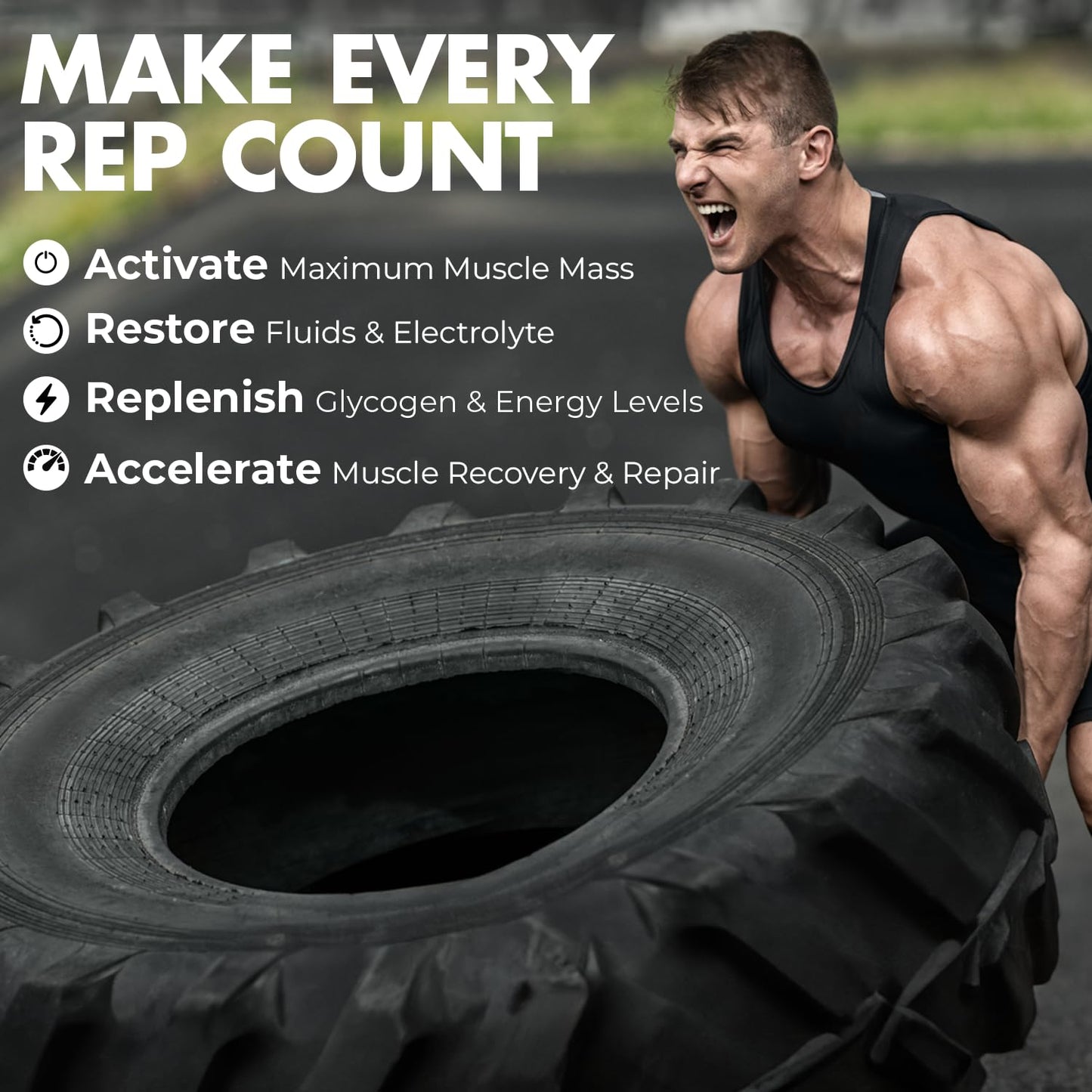 Max Muscle Arm Plus+ Anabolic Recovery Matrix Powder 2.54 oz