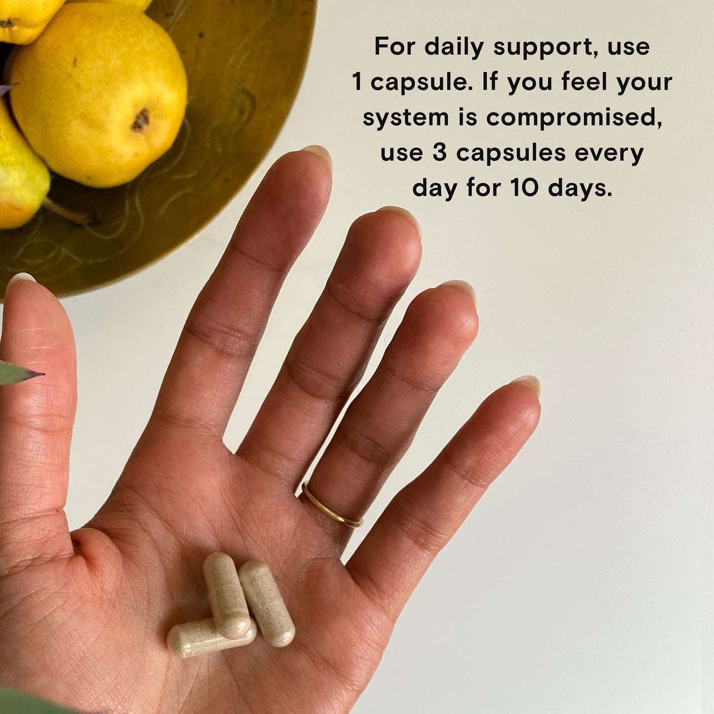 Moon Juice Superpower Immune Supplement Vitamin C, D, Zinc & Reishi Capsule 30 Count
