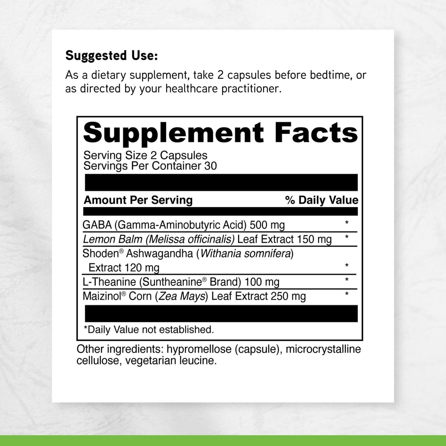 DAVINCI LABS Sleep Benefits Melatonin-Free Sleep Support Supplement, Capsule, 60 Count