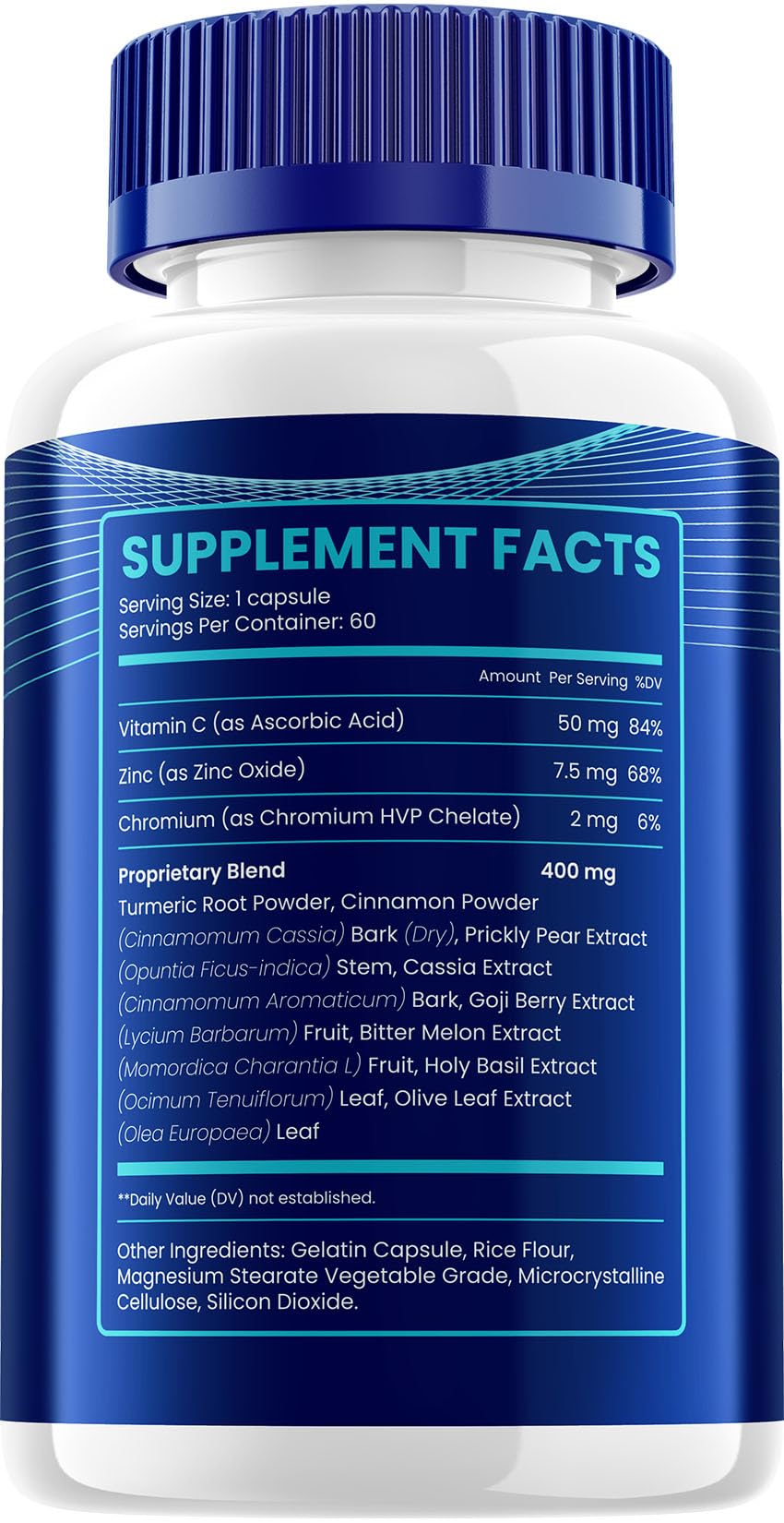 Indelo Nervlief 6 Advanced Supplement Natural Blend Capsules, 300 Capsules