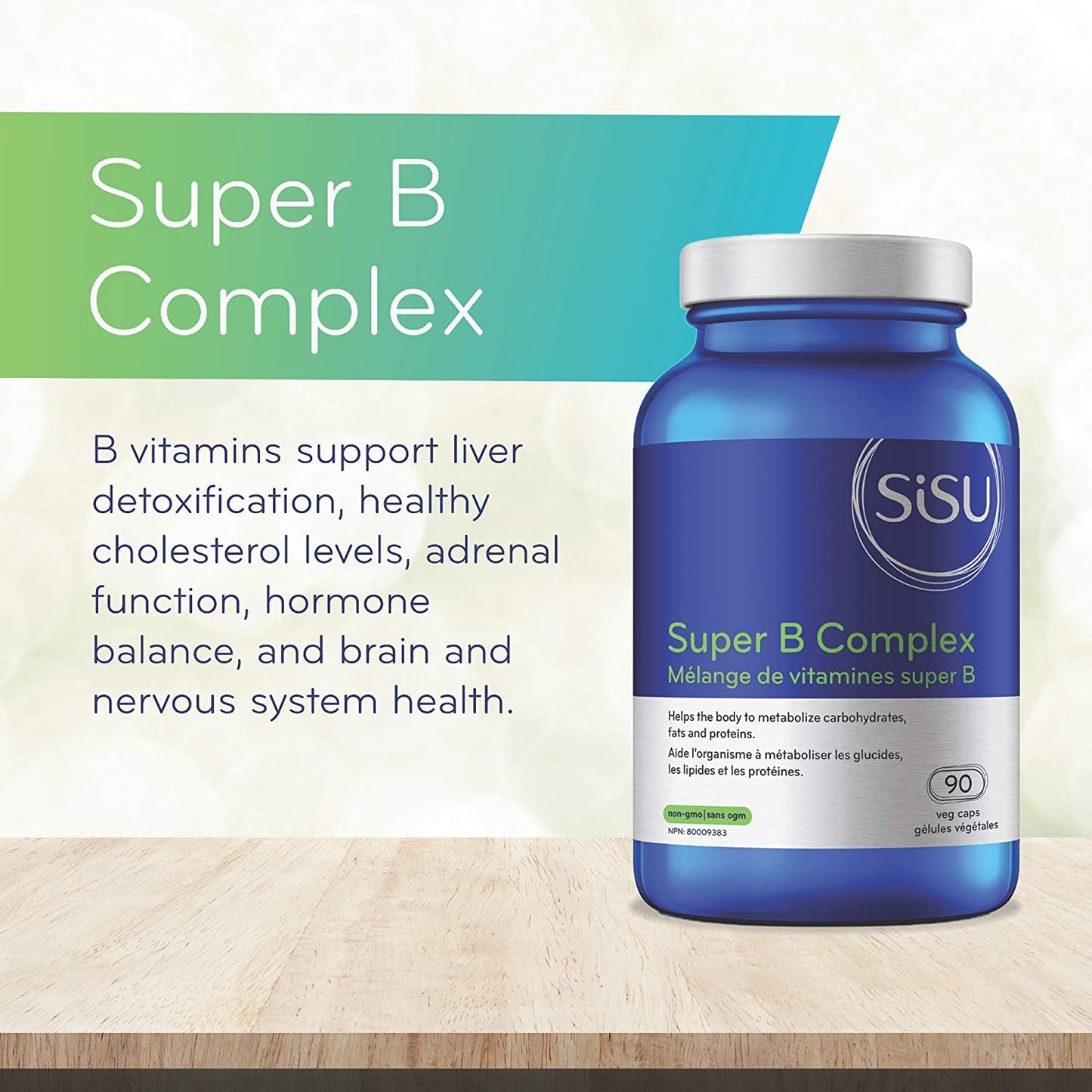 SISU Super B Complex Powder 90 Count