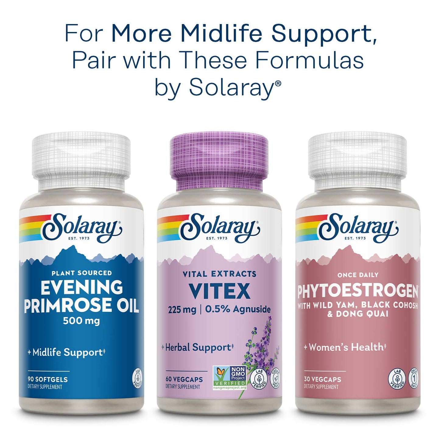 SOLARAY Red Clover 375 mg Capsule 100 VegCaps