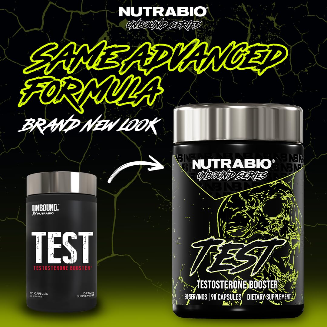 NutraBio Unbound Test Capsule 90 Count