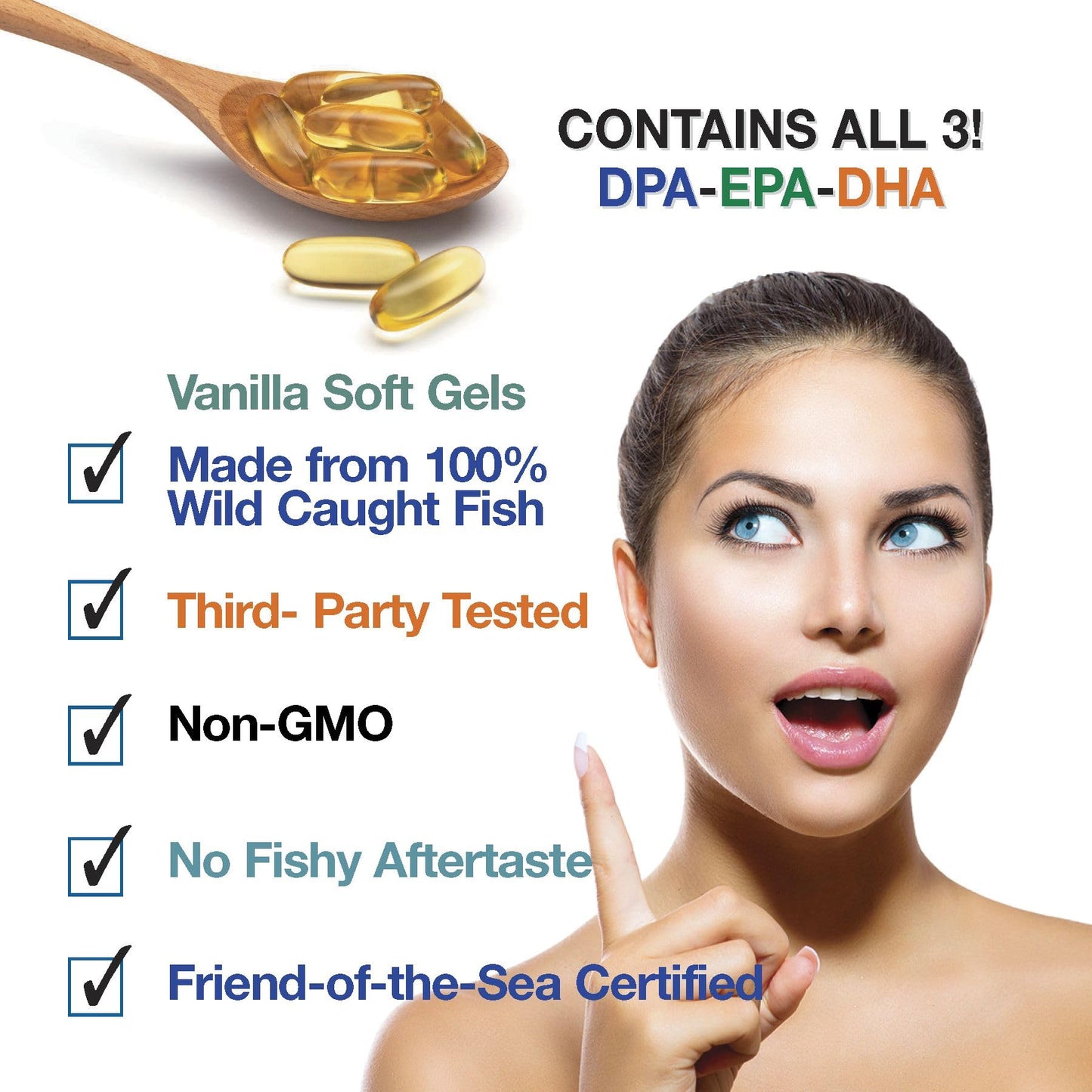 ecostream Naturals Antarctic Wild Caught Omega-3 Fish Oil Softgel 90 Count