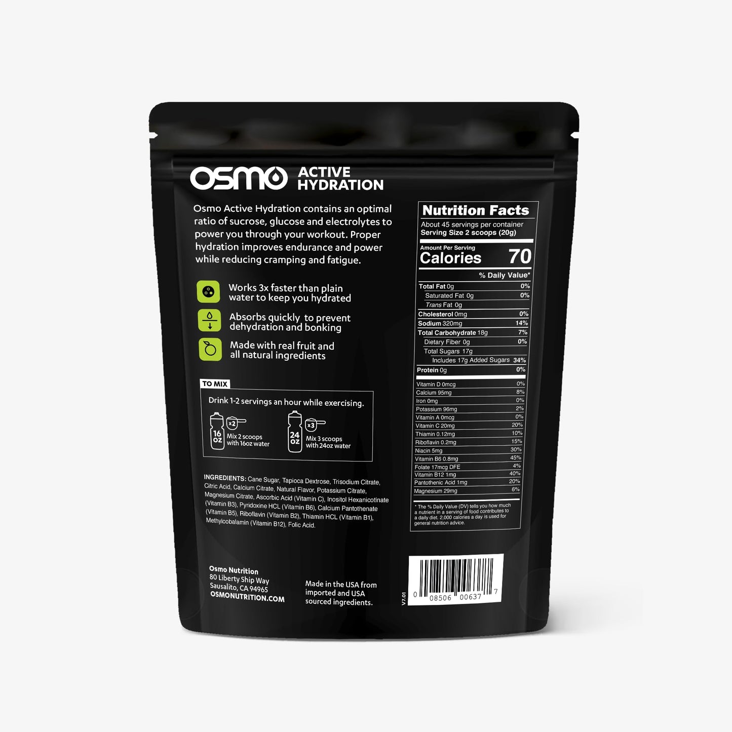 Osmo Active Hydration Electrolyte Powder, 32