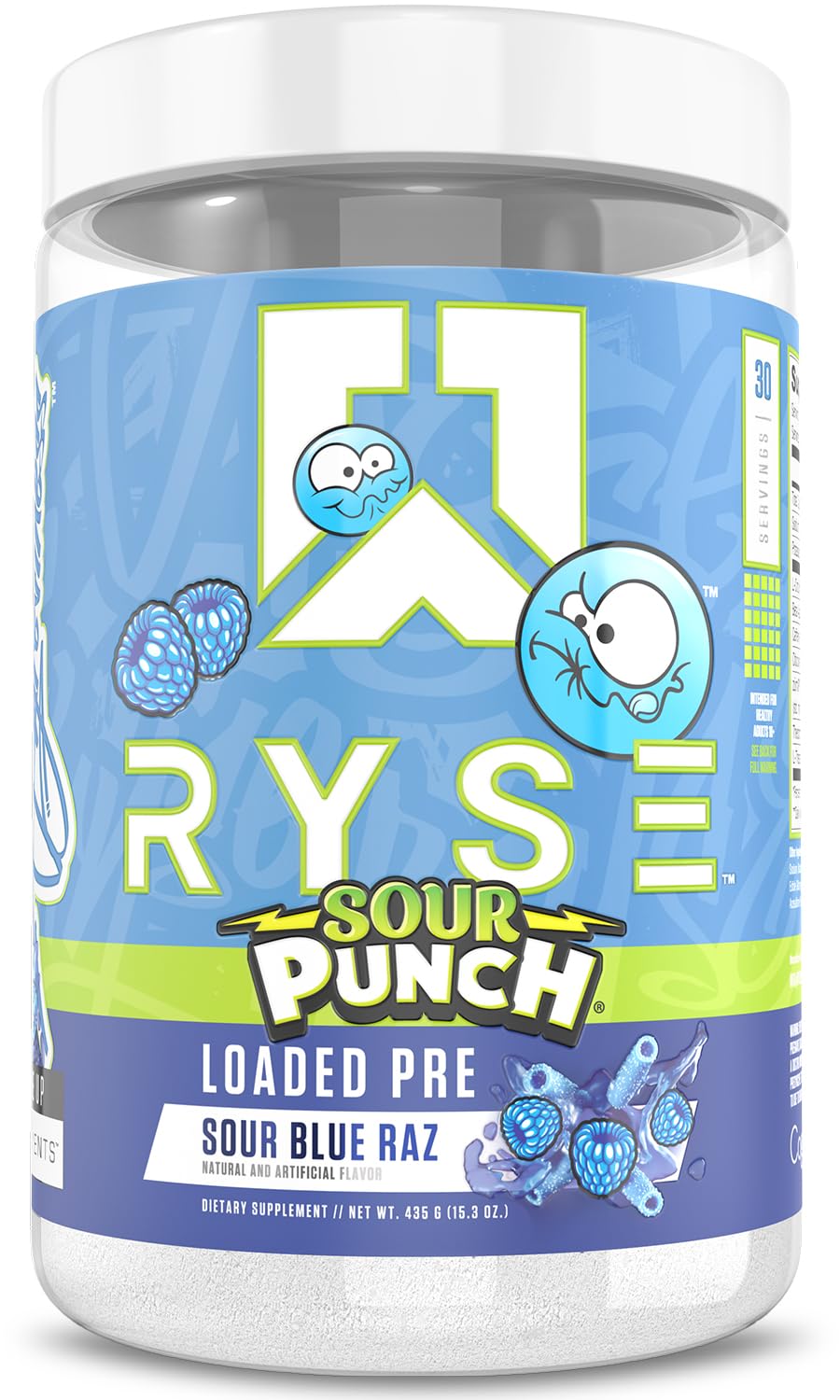 RYSE Up Supplements Loaded Pre Workout Powder 15.3 oz