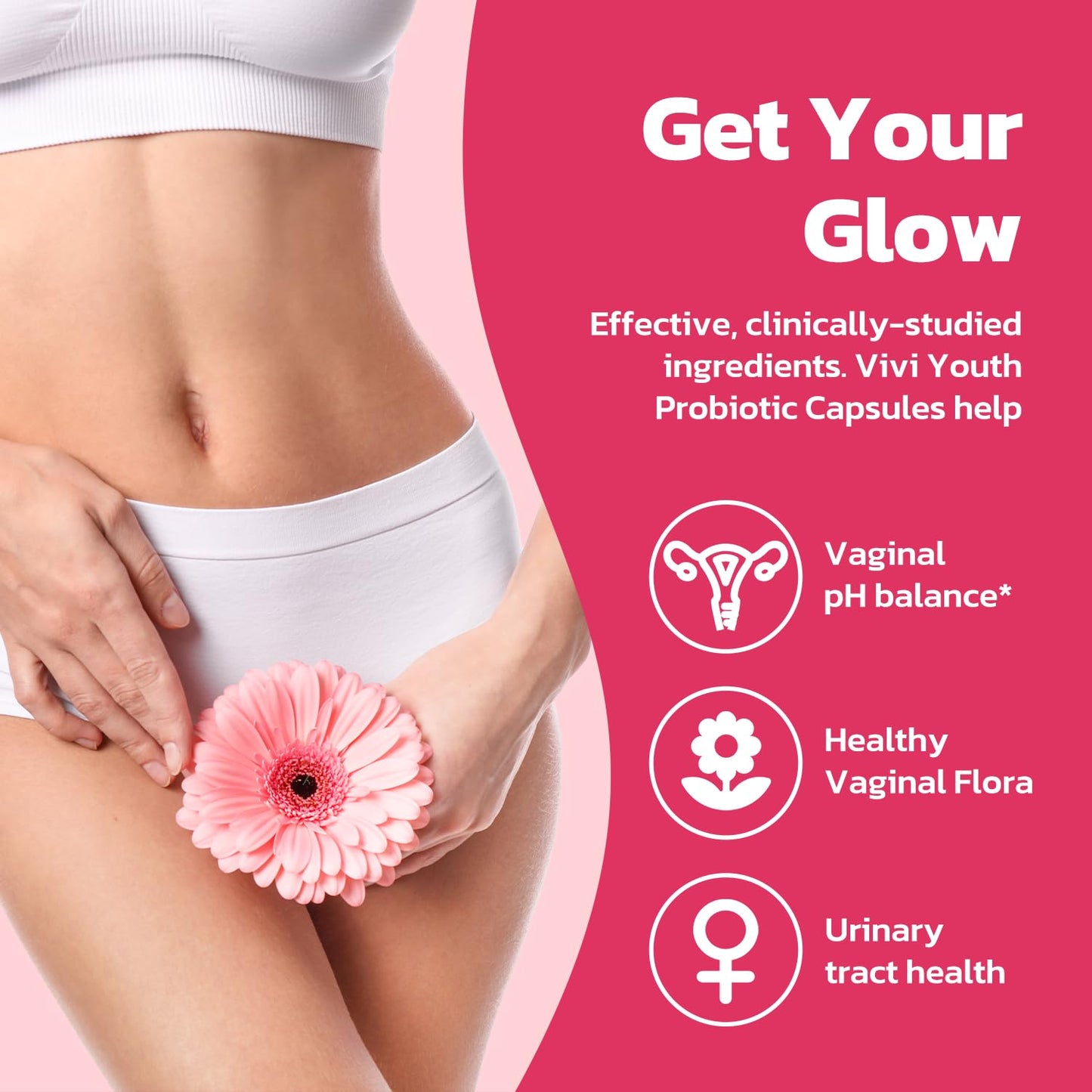 VIVI Youth Vaginal Probiotics Capsule, 60 Count