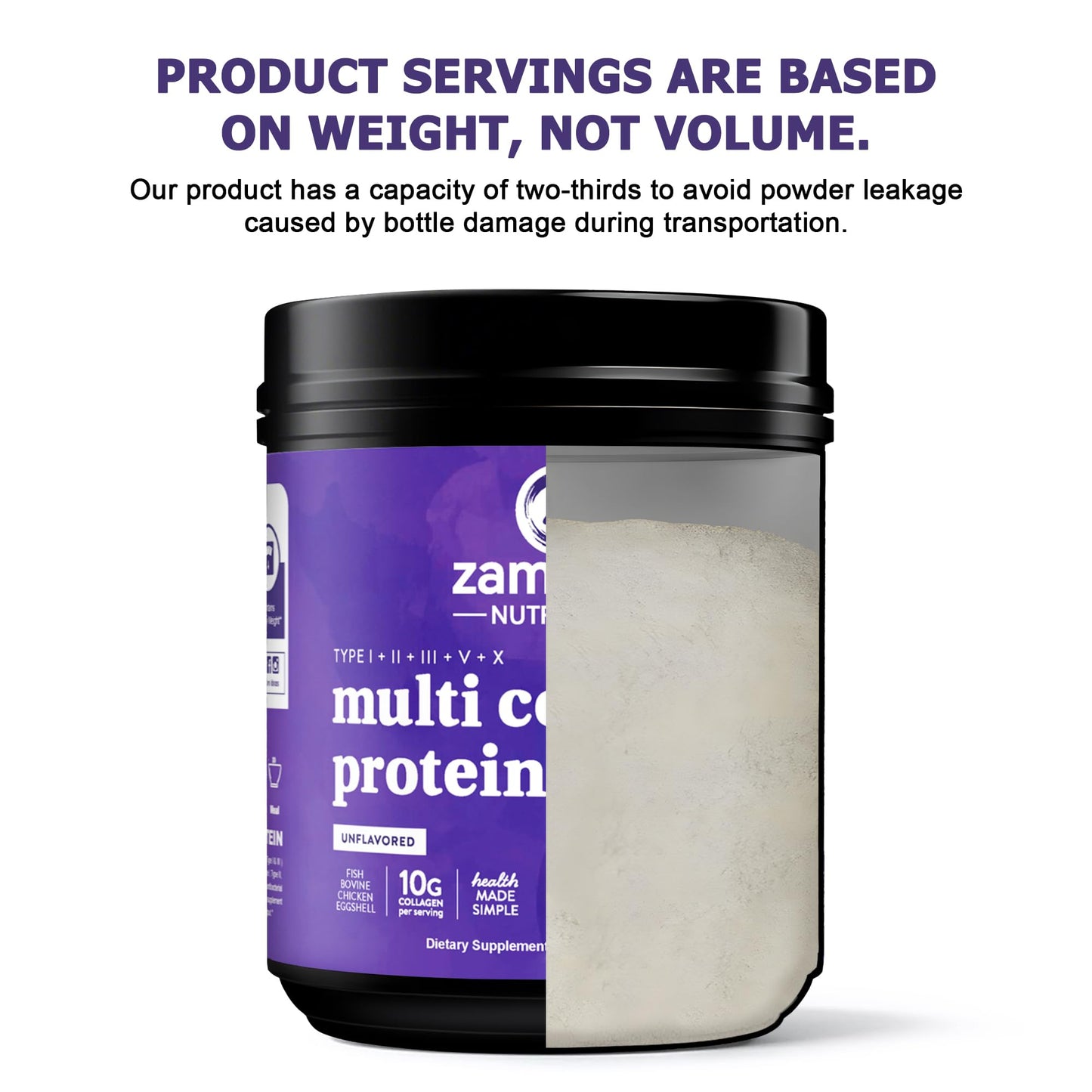 Zammex Multi Collagen Protein Powder 21