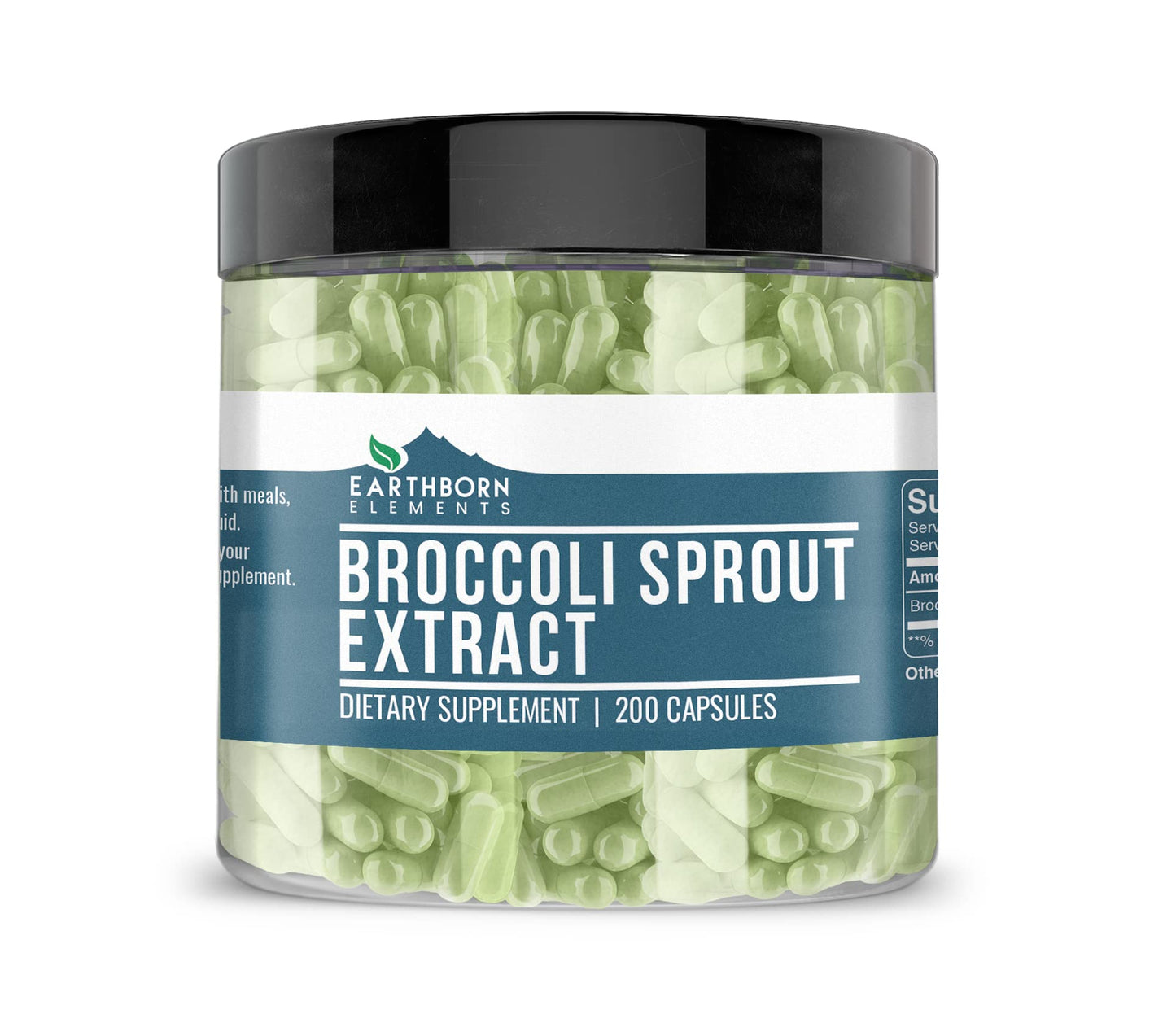 Earthborn Elements Broccoli Extract and Pomegranate Bundle, 2 x 200 Capsules