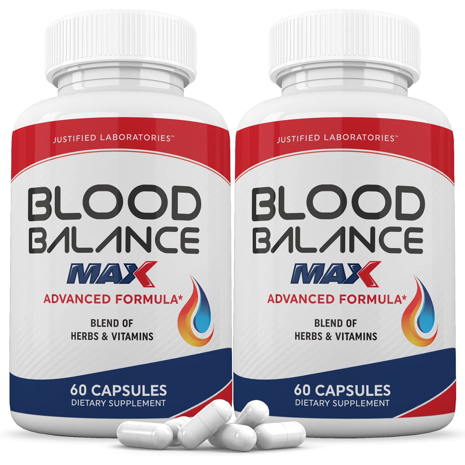 Justified Laboratories Blood Balance Max Capsules 180 Count