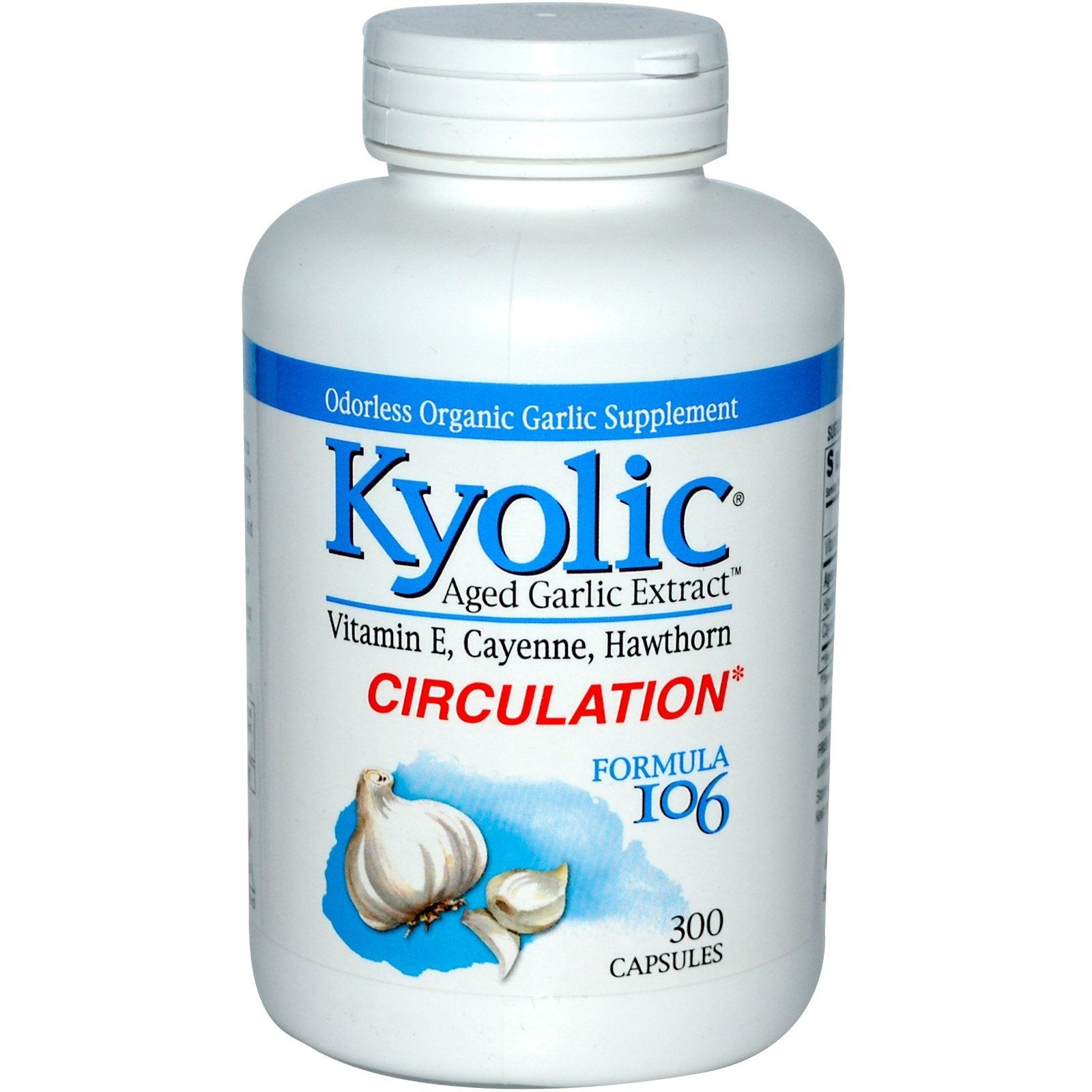 Kyolic #106 W/Vitamin E Cayenne 900 Capsules