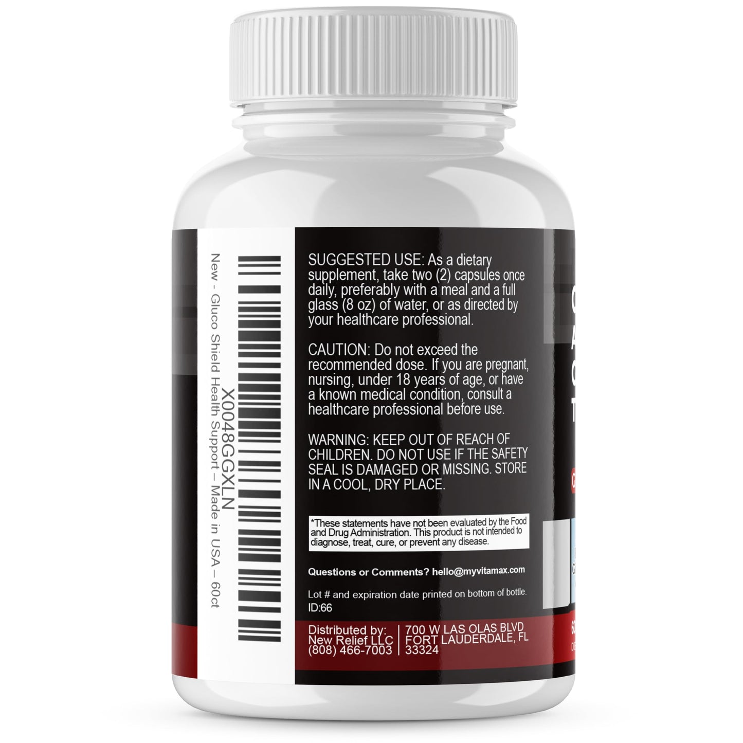 Vitamax Gluco Health Support Capsule, 60 Count