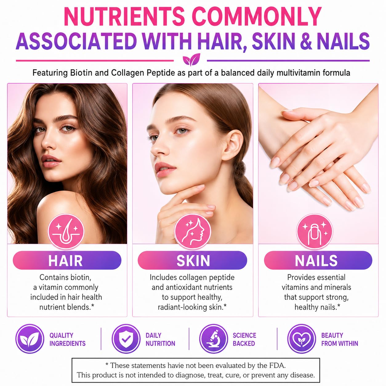 Koltyrine Vimerson Health Multivitamin for Women 13-in-1 Vitamin Complex with Biotin, Collagen & Keratin Vitamins B Complex, A, C, D3, E & K2 Hair Skin Nails & Energy Support Capsules 60