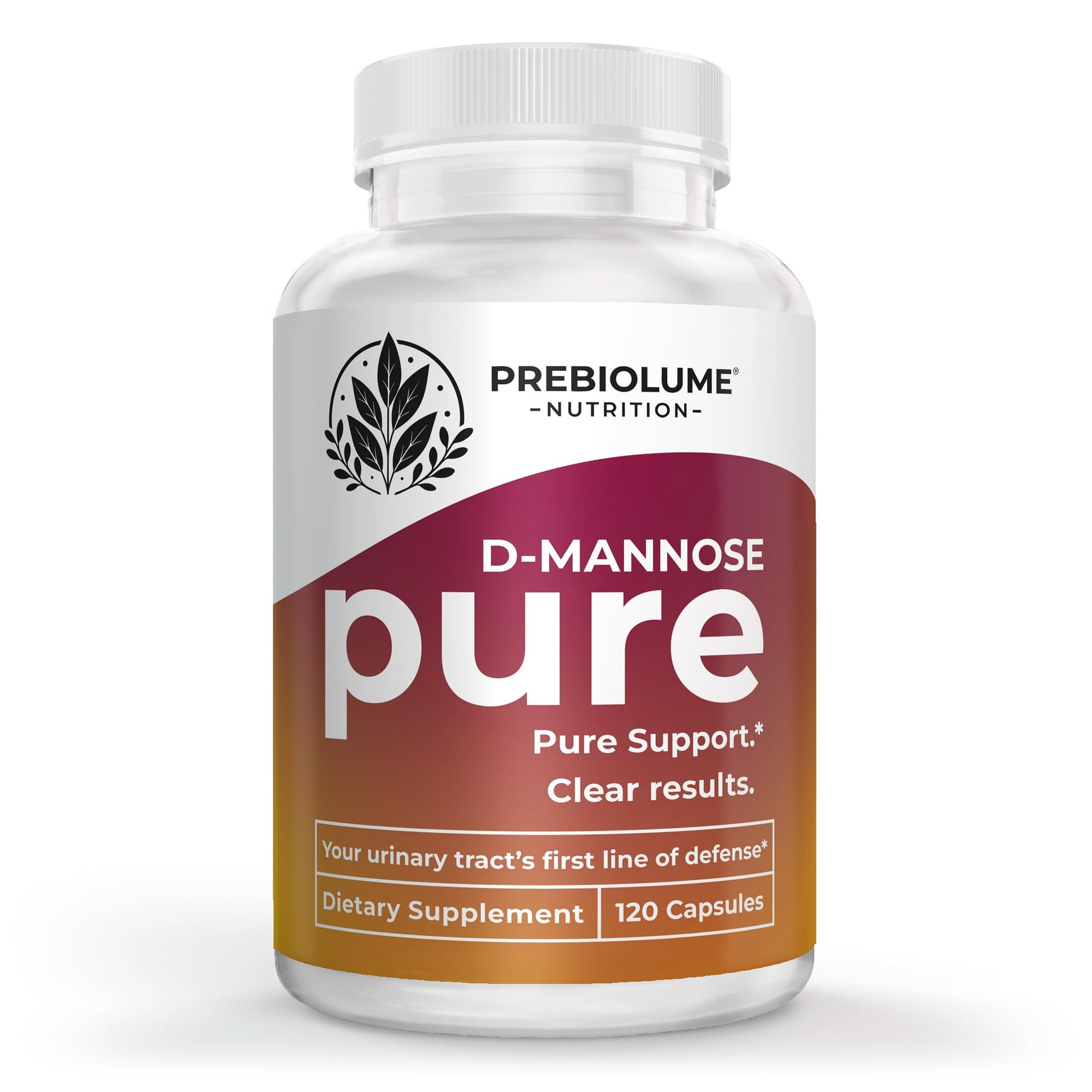 Prebiolume D-Mannose Supplements for Women - 1500mg Urinary Tract Supplement - 1500mg Concentrated D-Mannose Extract, 40 Capsules