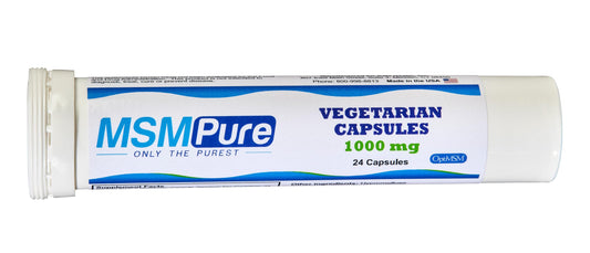 KALA HEALTH MSMPure MSM Vegetarian Capsules, 24 Count