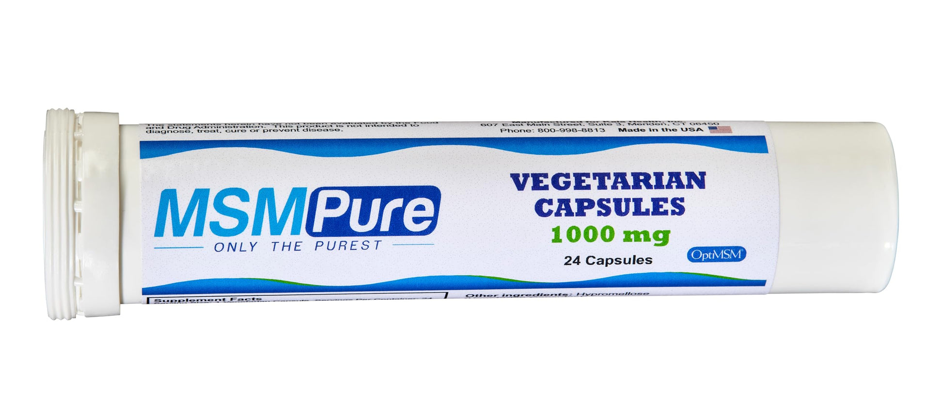 KALA HEALTH MSMPure 1000mg MSM Capsules, 24 Count