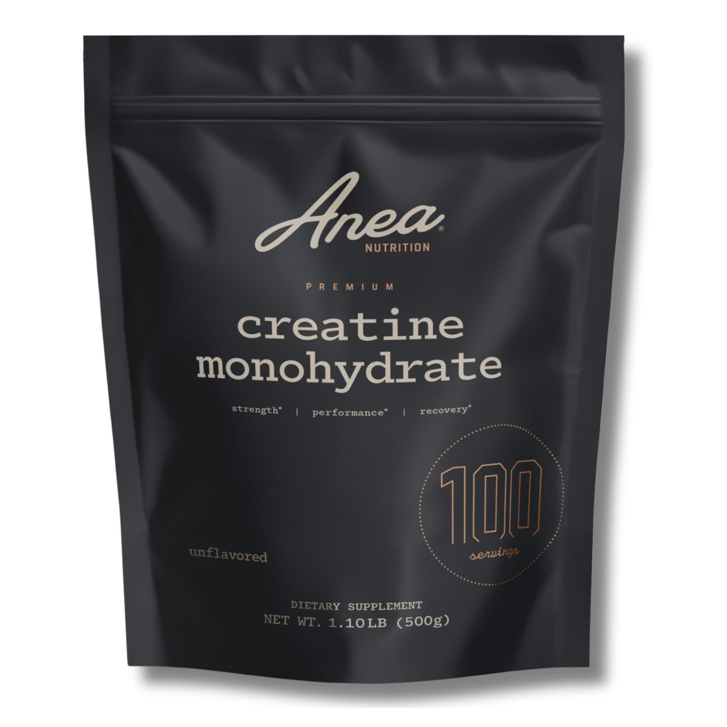 Anea Nutrition Creatine Monohydrate Micronized Powder 100 Servings
