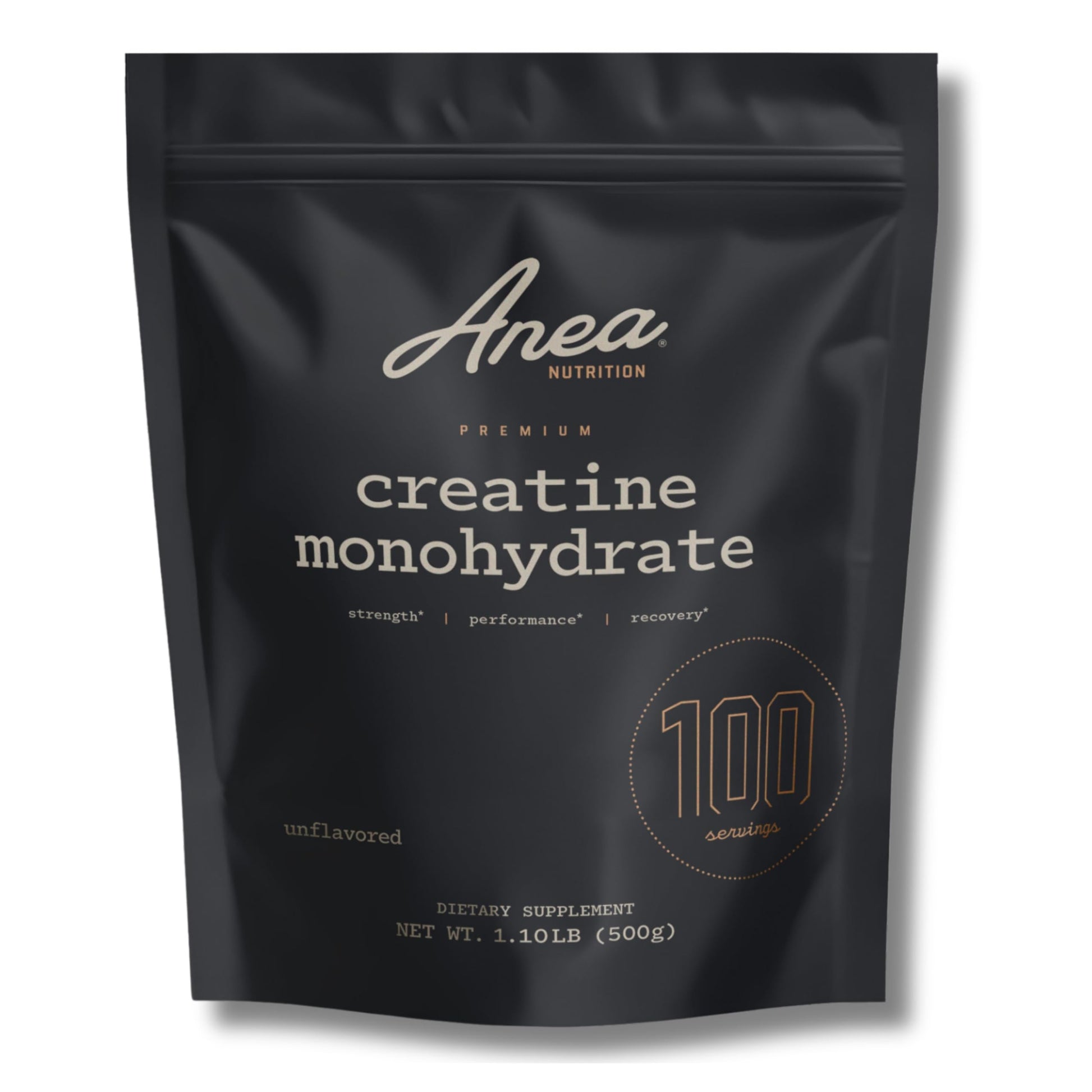 Anea Nutrition Creatine Monohydrate Micronized Powder 100 Servings