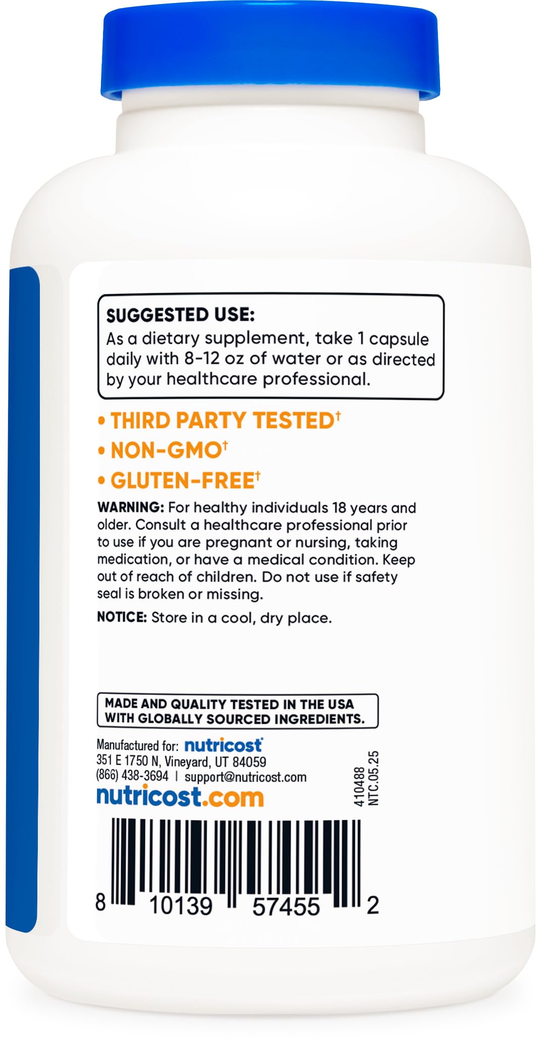 Nutricost Celery Seed Extract 240 Capsules