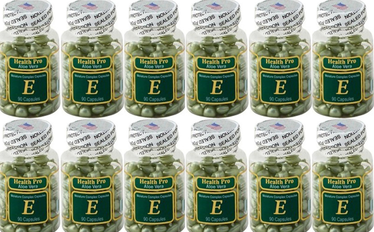 Nu-Health Aloe Vera Moisture Complex Vitamin E Oil for Skin 90 Capsules